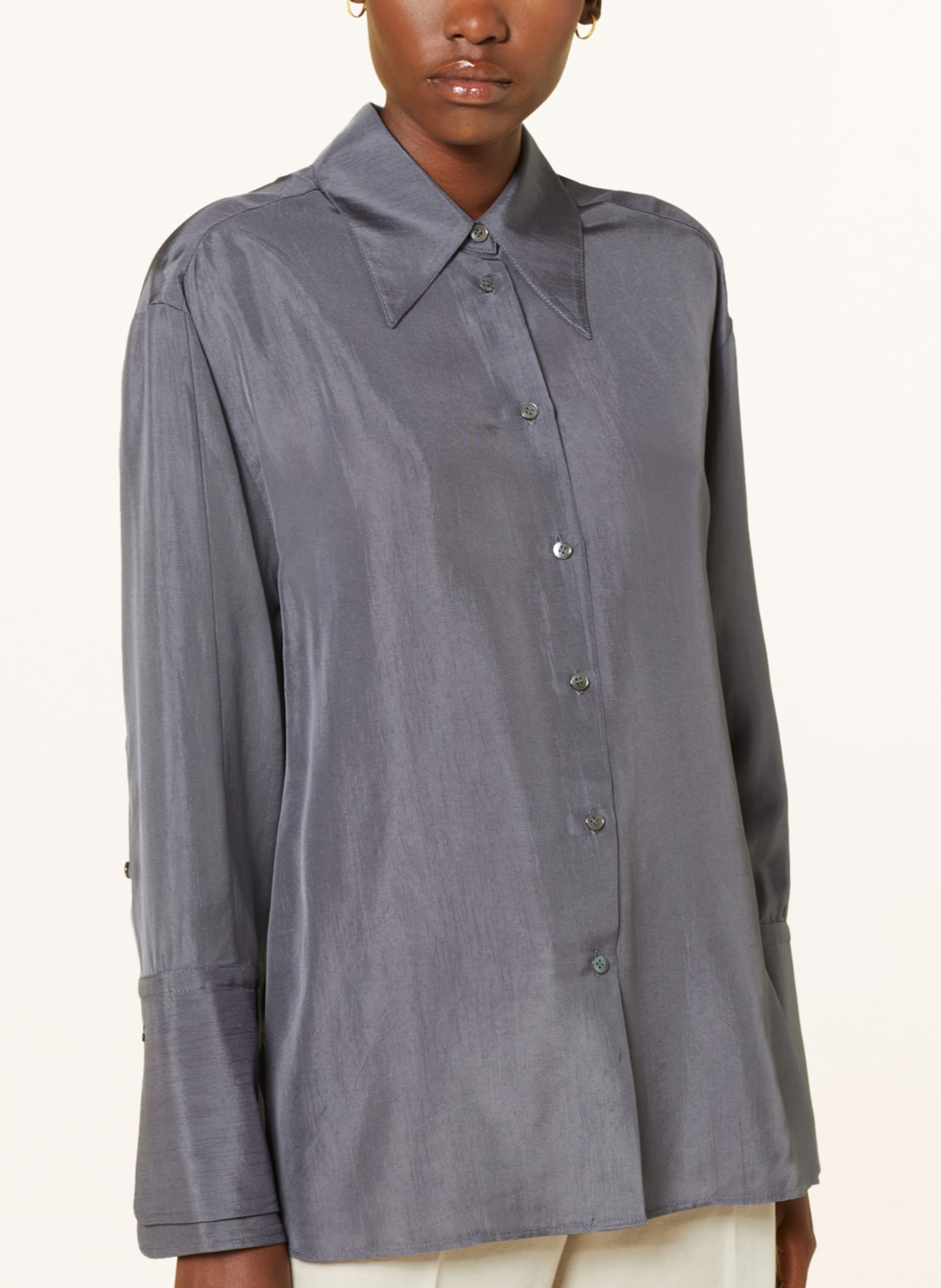 RÓHE Shirt blouse, Color: GRAY (Image 4)