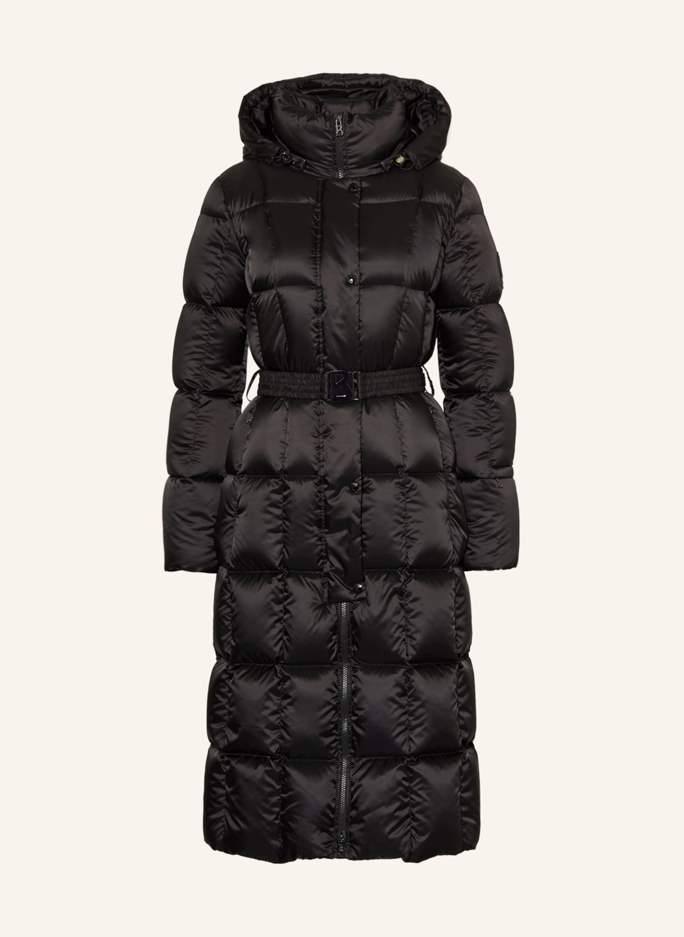 BOGNER Down coat NICOLE with removable hood, Color: BLACK (Image 1)