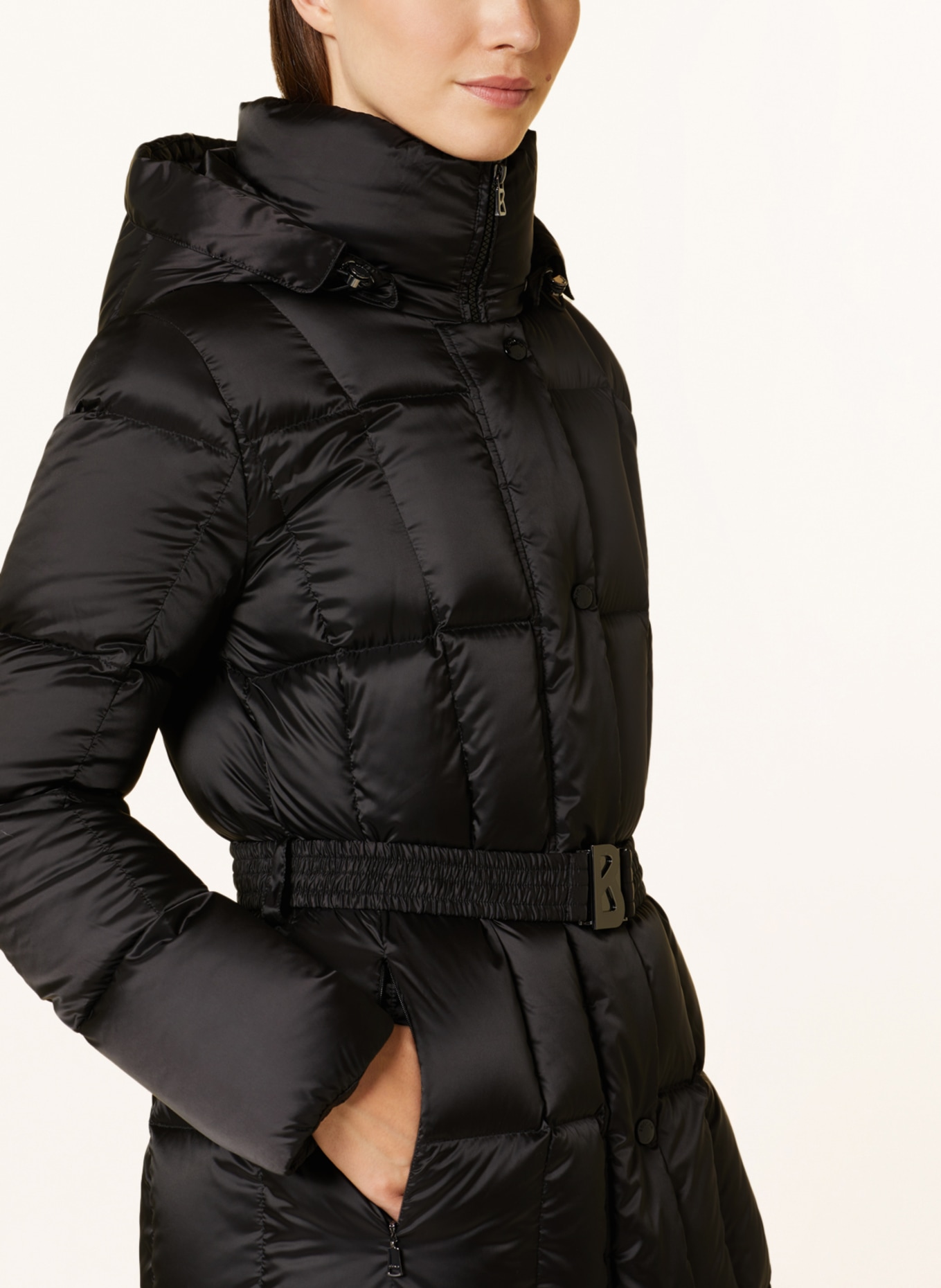 BOGNER Down coat NICOLE with removable hood, Color: BLACK (Image 5)