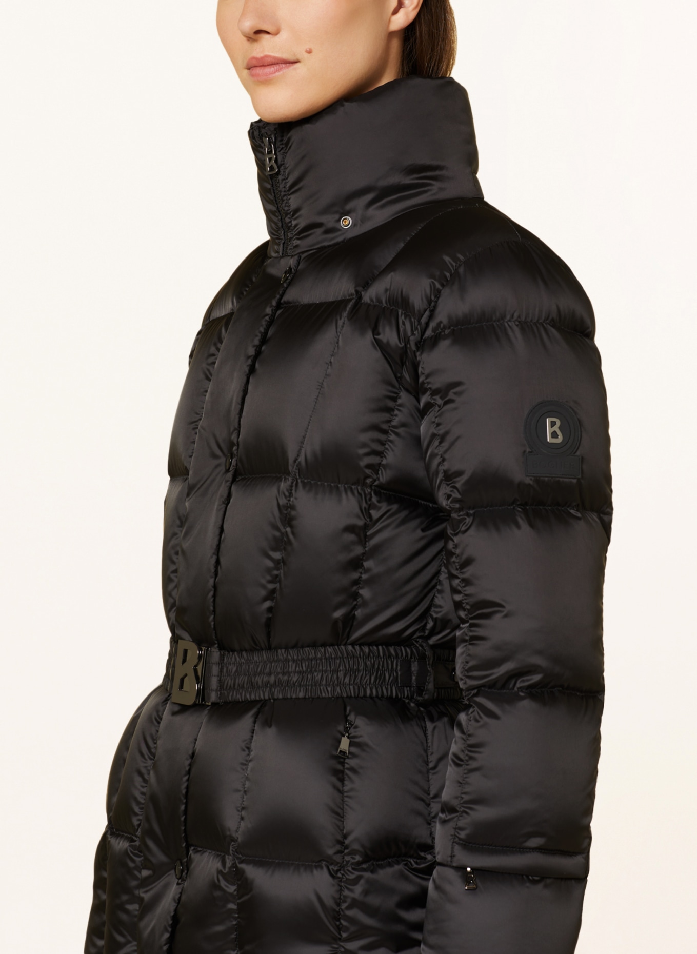 BOGNER Down coat NICOLE with removable hood, Color: BLACK (Image 6)