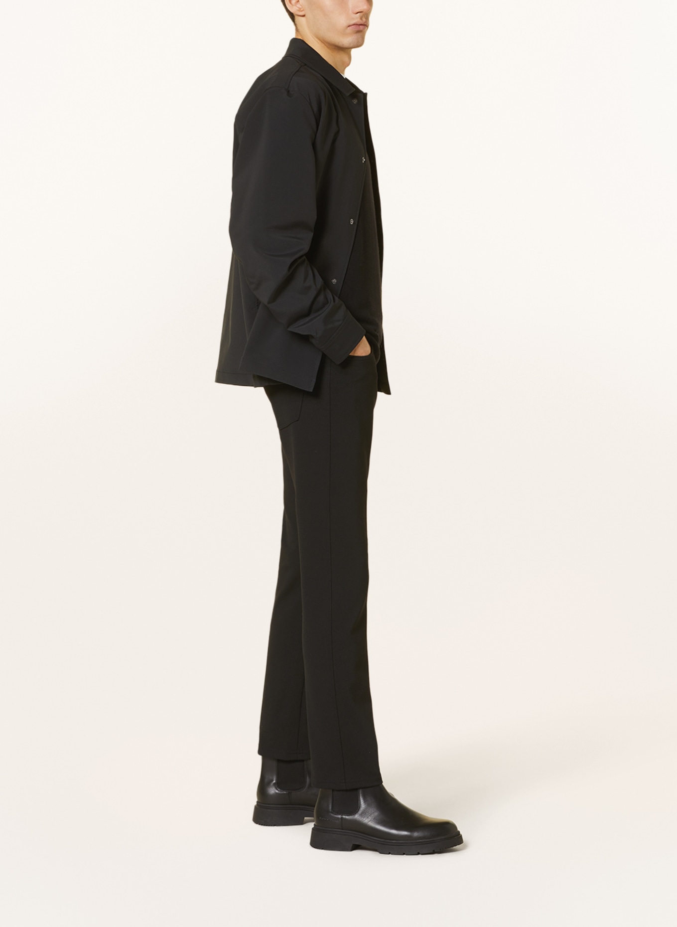 BRAX Spodnie dżersejowe CHUCK modern fit, Kolor: CZARNY (Obrazek 4)