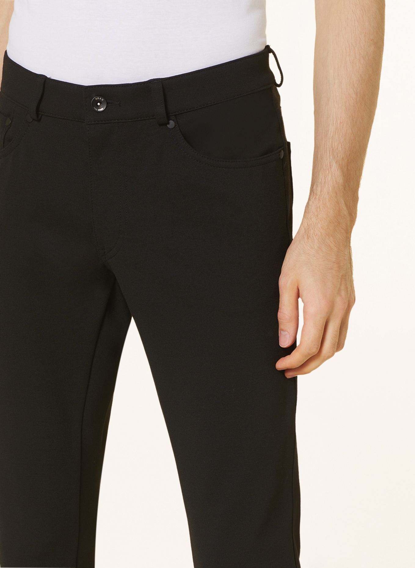 BRAX Spodnie dżersejowe CHUCK modern fit, Kolor: CZARNY (Obrazek 6)