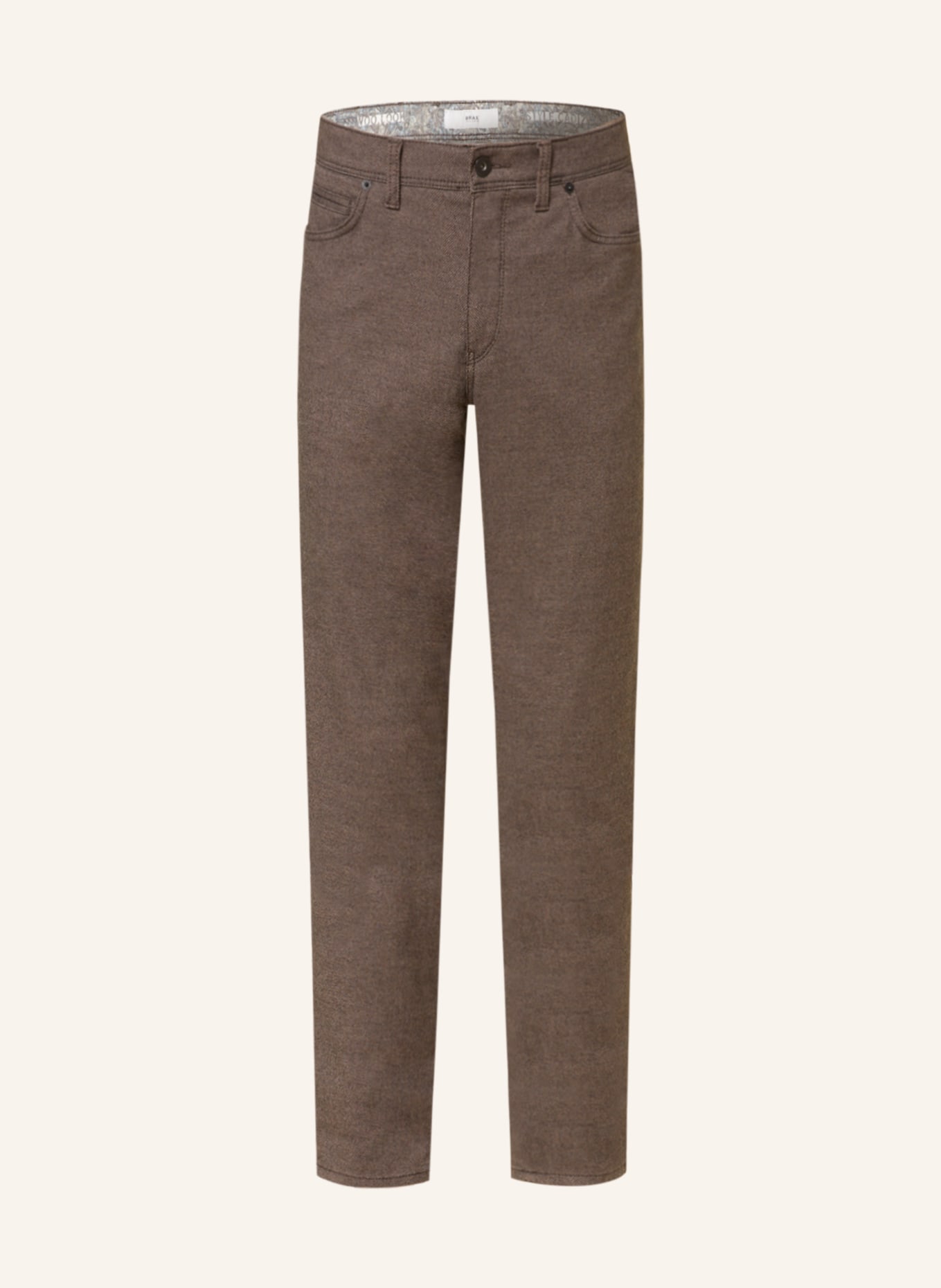 BRAX Trousers CADIZ straight fit, Color: BROWN (Image 1)