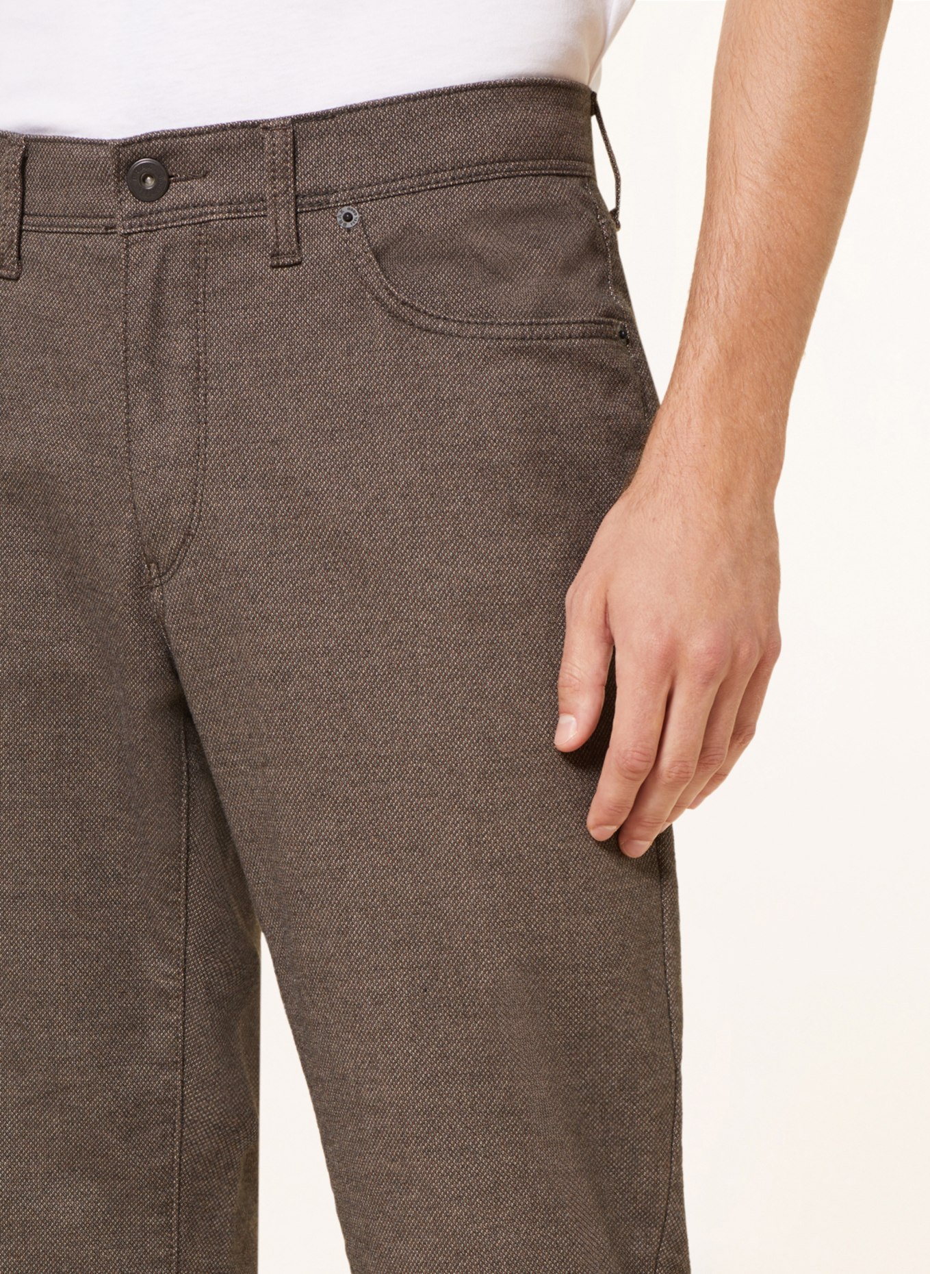 BRAX Trousers CADIZ straight fit, Color: BROWN (Image 5)