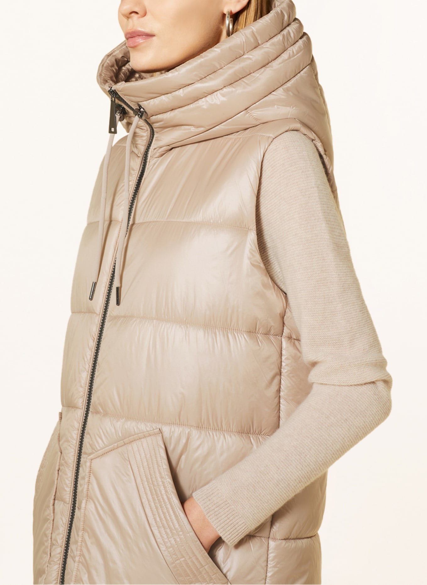 Betty Barclay Quilted vest, Color: BEIGE (Image 5)