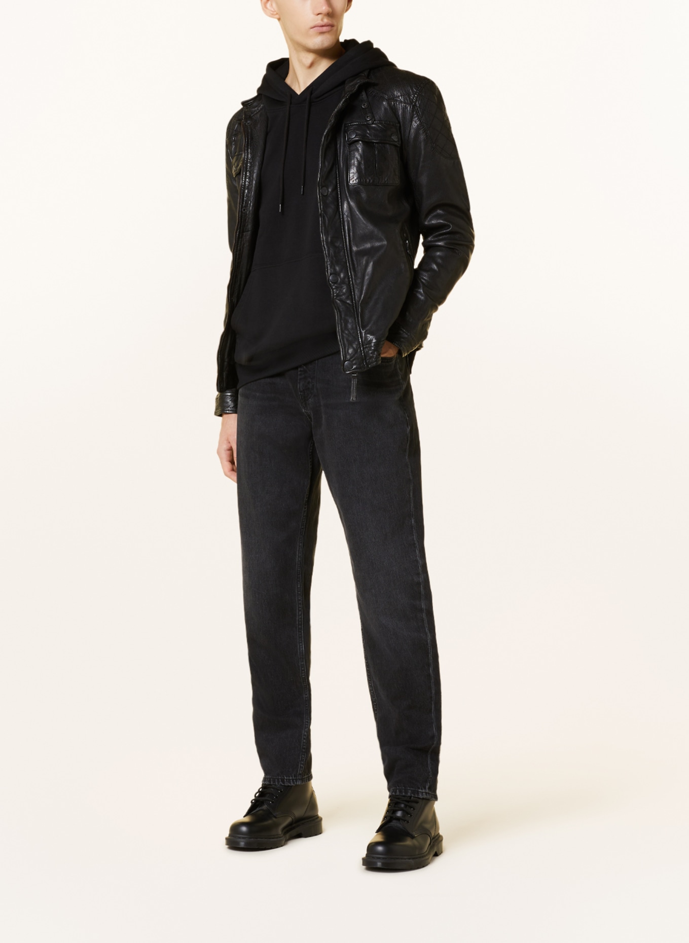 gipsy Leather jacket GMNEVADO, Color: BLACK (Image 2)
