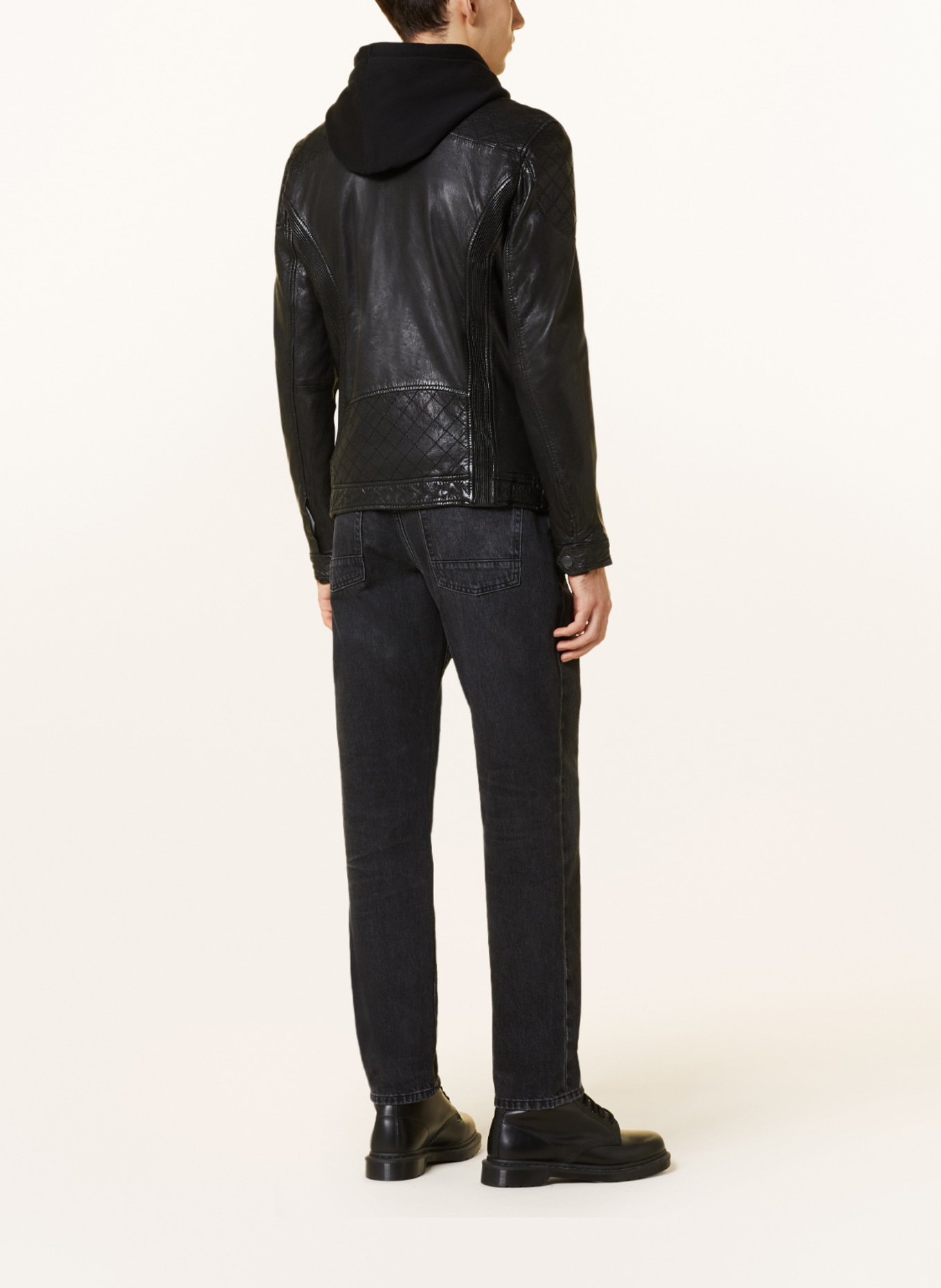 gipsy Leather jacket GMNEVADO, Color: BLACK (Image 3)