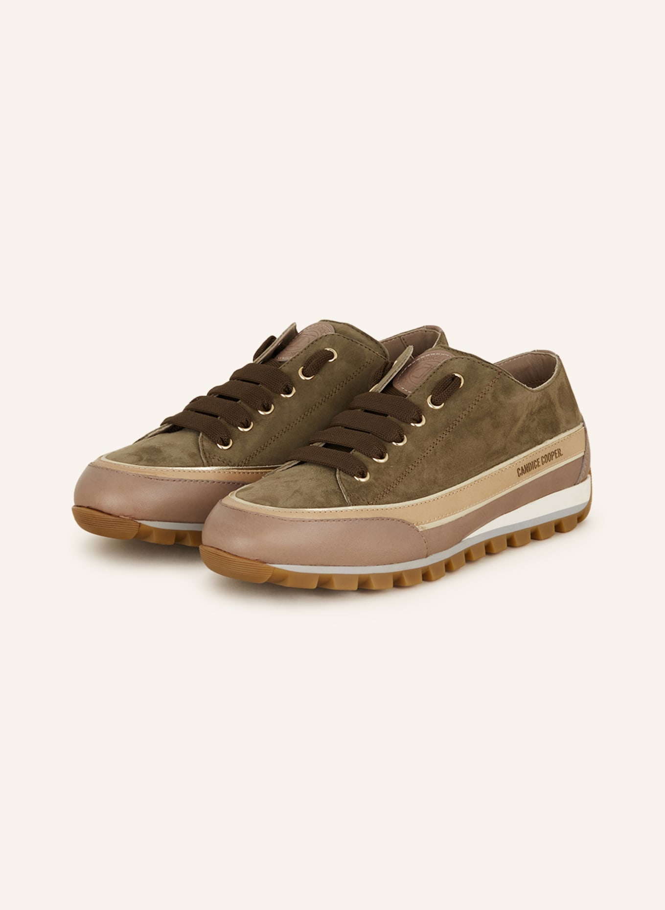 Candice Cooper Sneakers JANIS, Color: KHAKI/ TAUPE (Image 1)