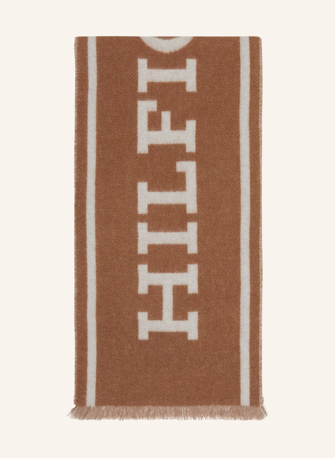 TOMMY HILFIGER Schal, Farbe: COGNAC/ WEISS (Bild 1)