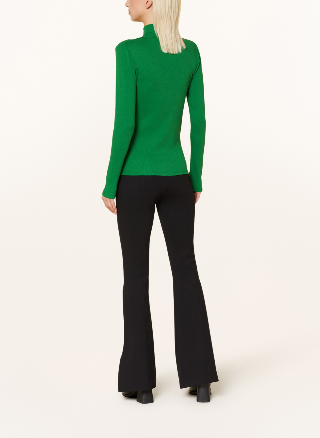 Marc O'Polo DENIM Jersey half-zip sweater, Color: GREEN (Image 3)