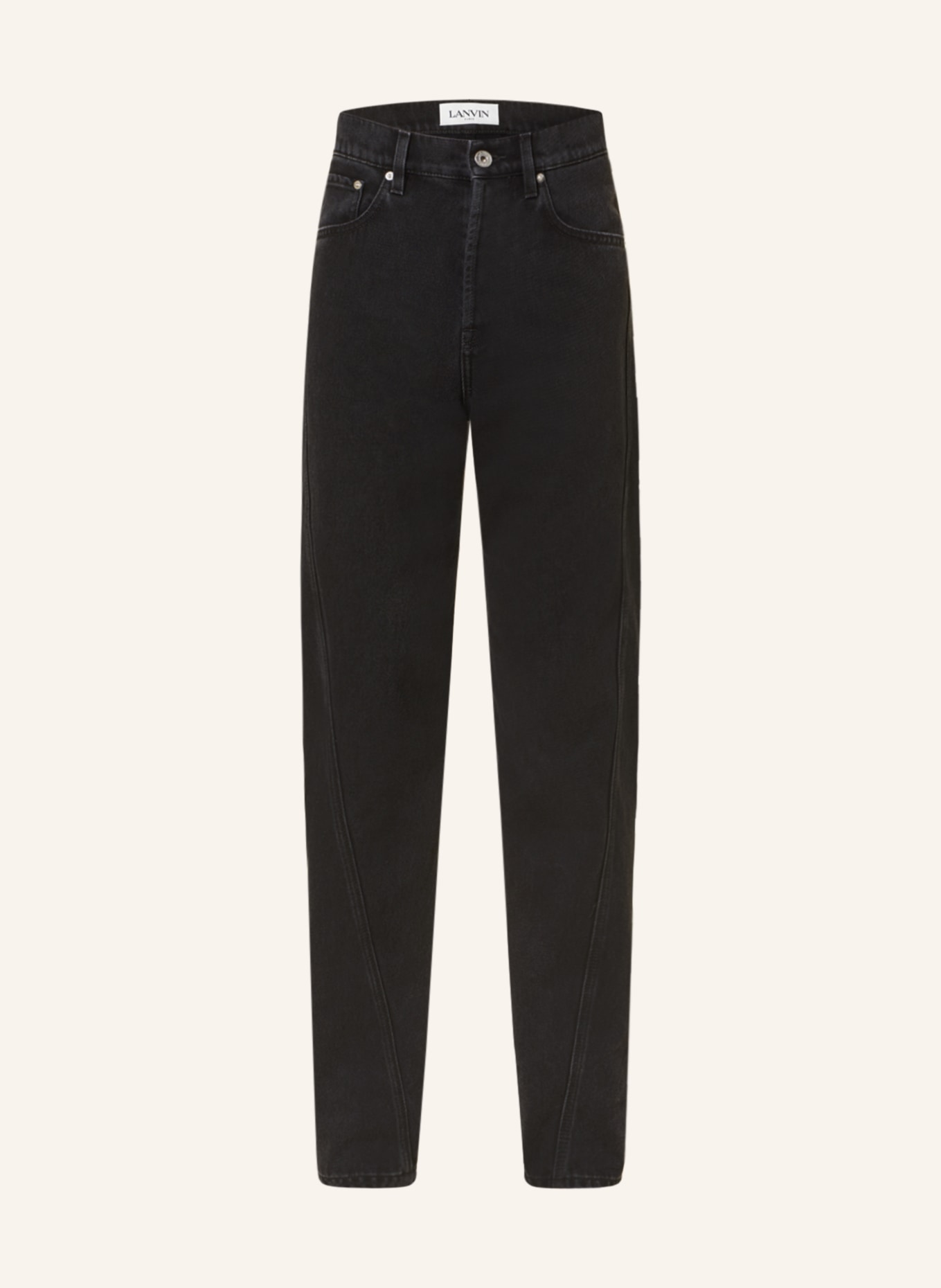 LANVIN Jeans regular fit, Color: 10 BLACK (Image 1)