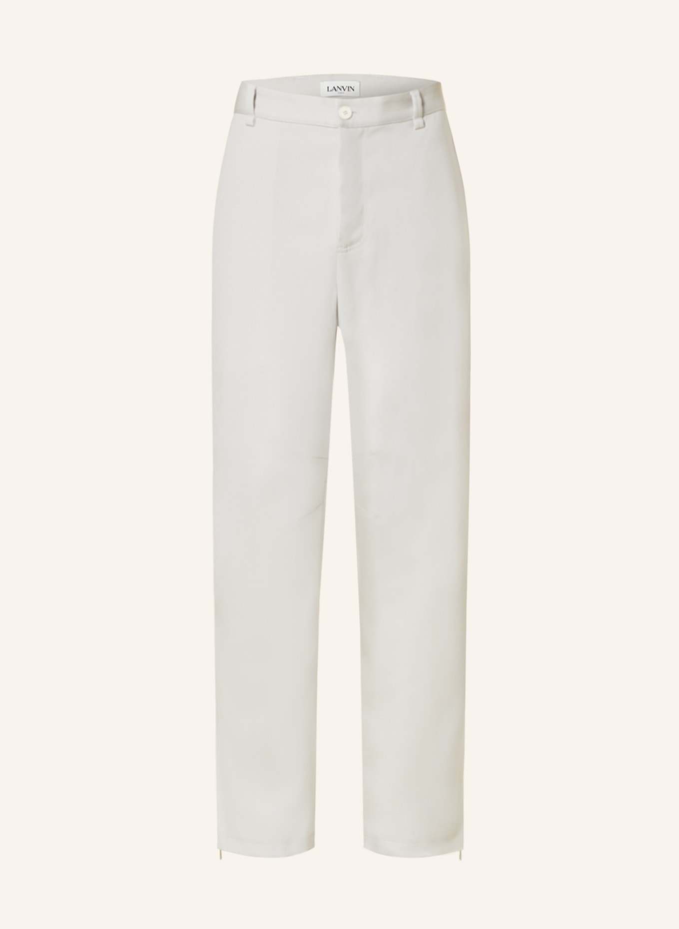 LANVIN Trousers regular fit, Color: LIGHT GRAY (Image 1)