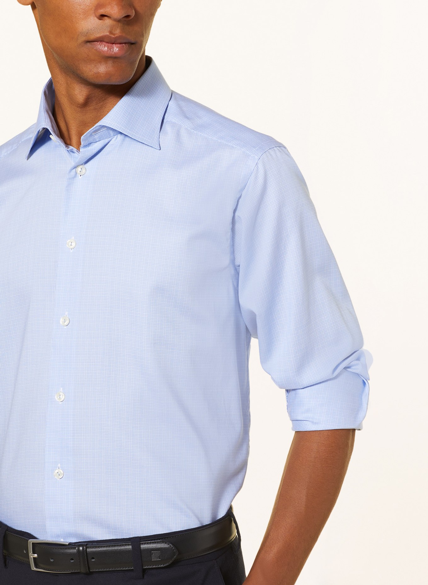 ETON Shirt contemporary fit, Color: LIGHT BLUE/ WHITE (Image 4)