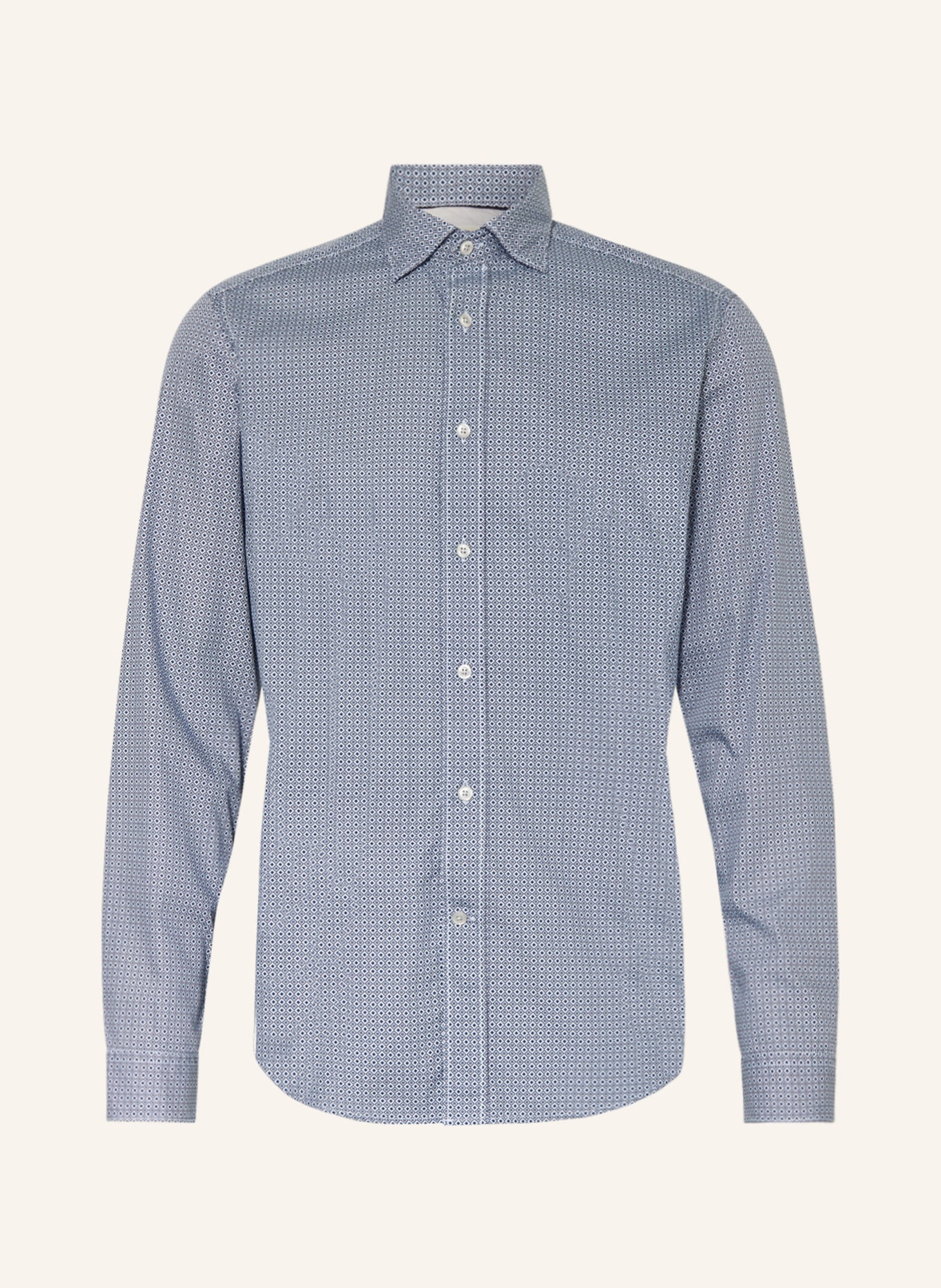 FIL NOIR Shirt TREVISO shaped fit, Color: BLUE/ LIGHT BLUE (Image 1)