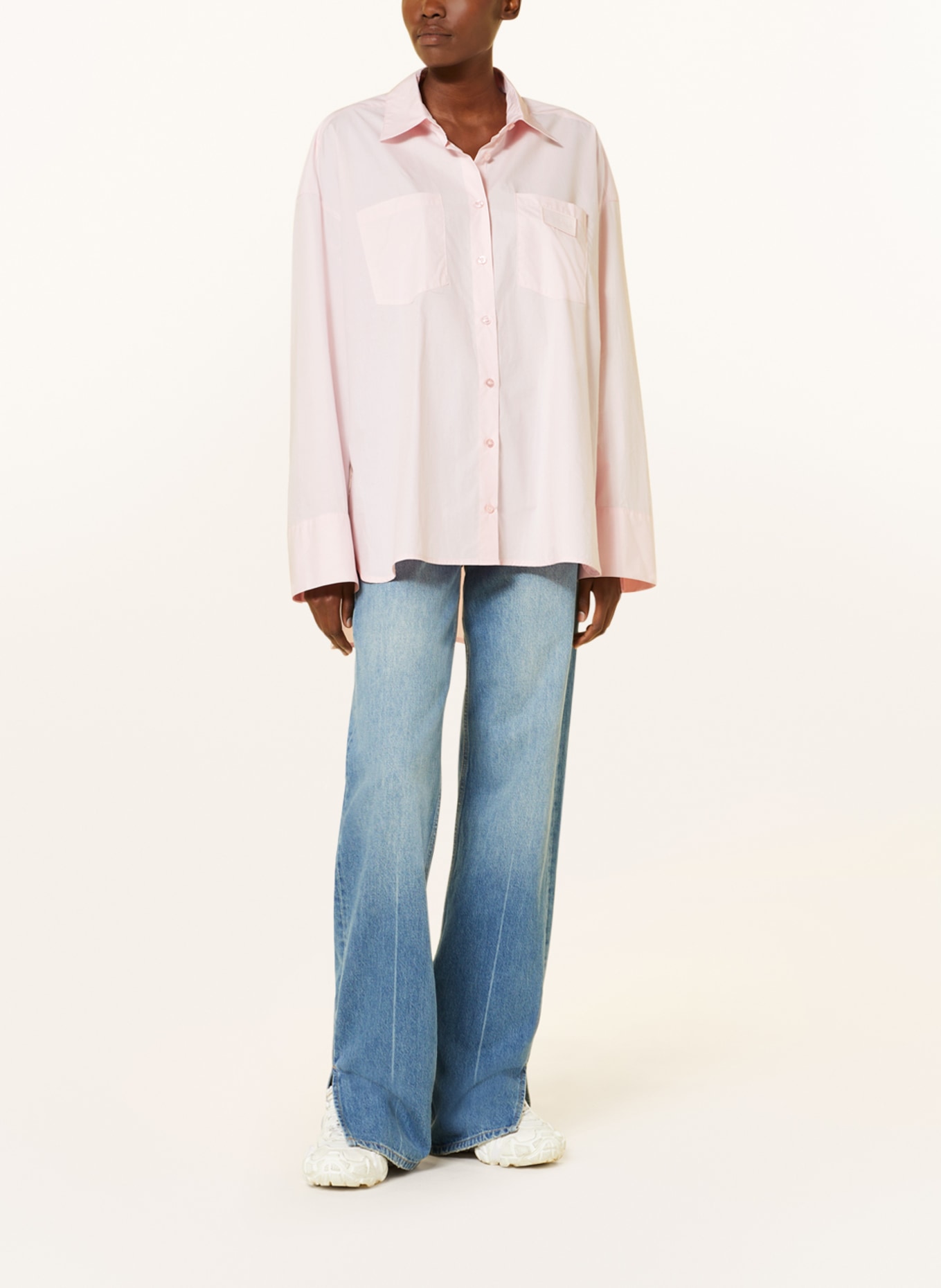 REMAIN Oversized shirt blouse, Color: LIGHT PINK (Image 2)