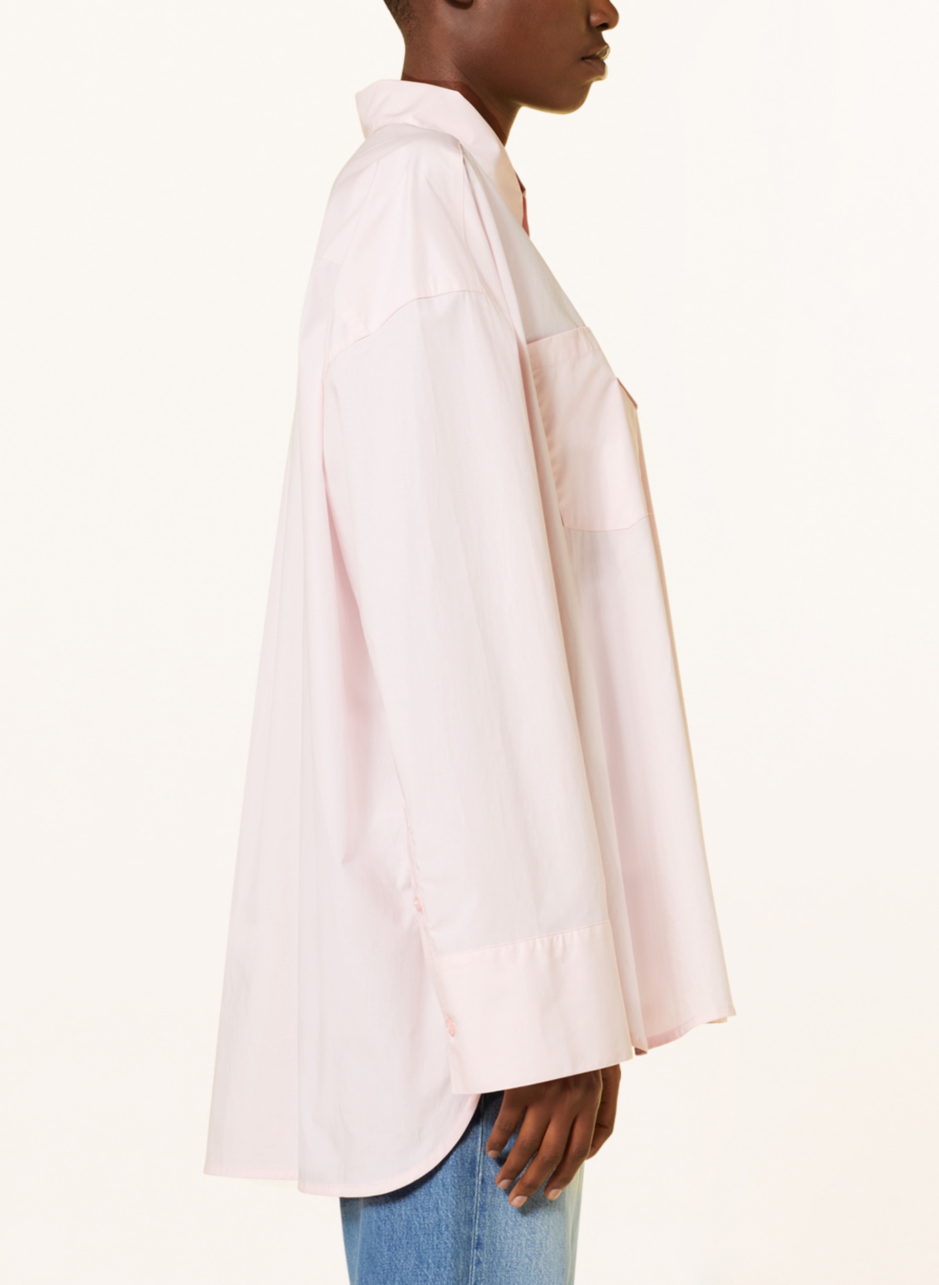 REMAIN Oversized shirt blouse, Color: LIGHT PINK (Image 4)