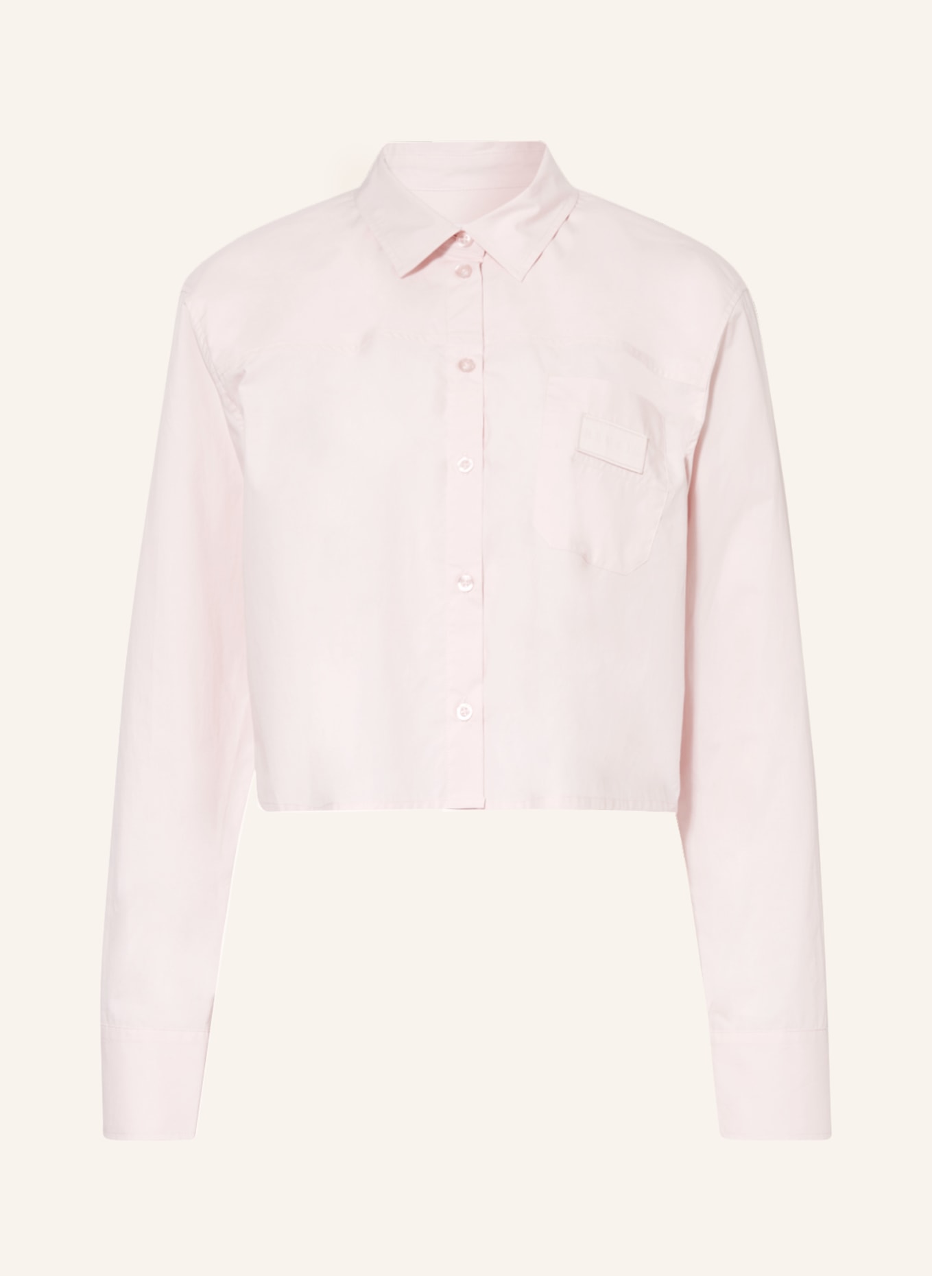 REMAIN Cropped shirt blouse, Color: PINK (Image 1)
