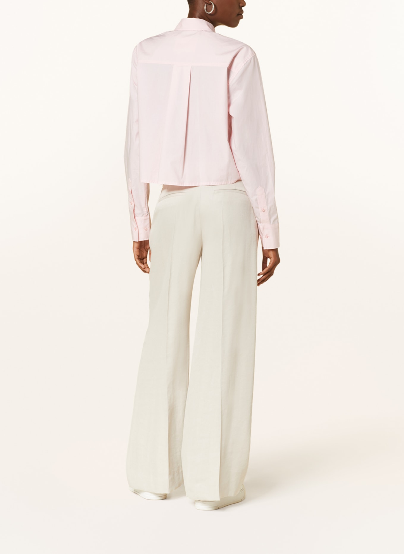 REMAIN Cropped shirt blouse, Color: PINK (Image 3)