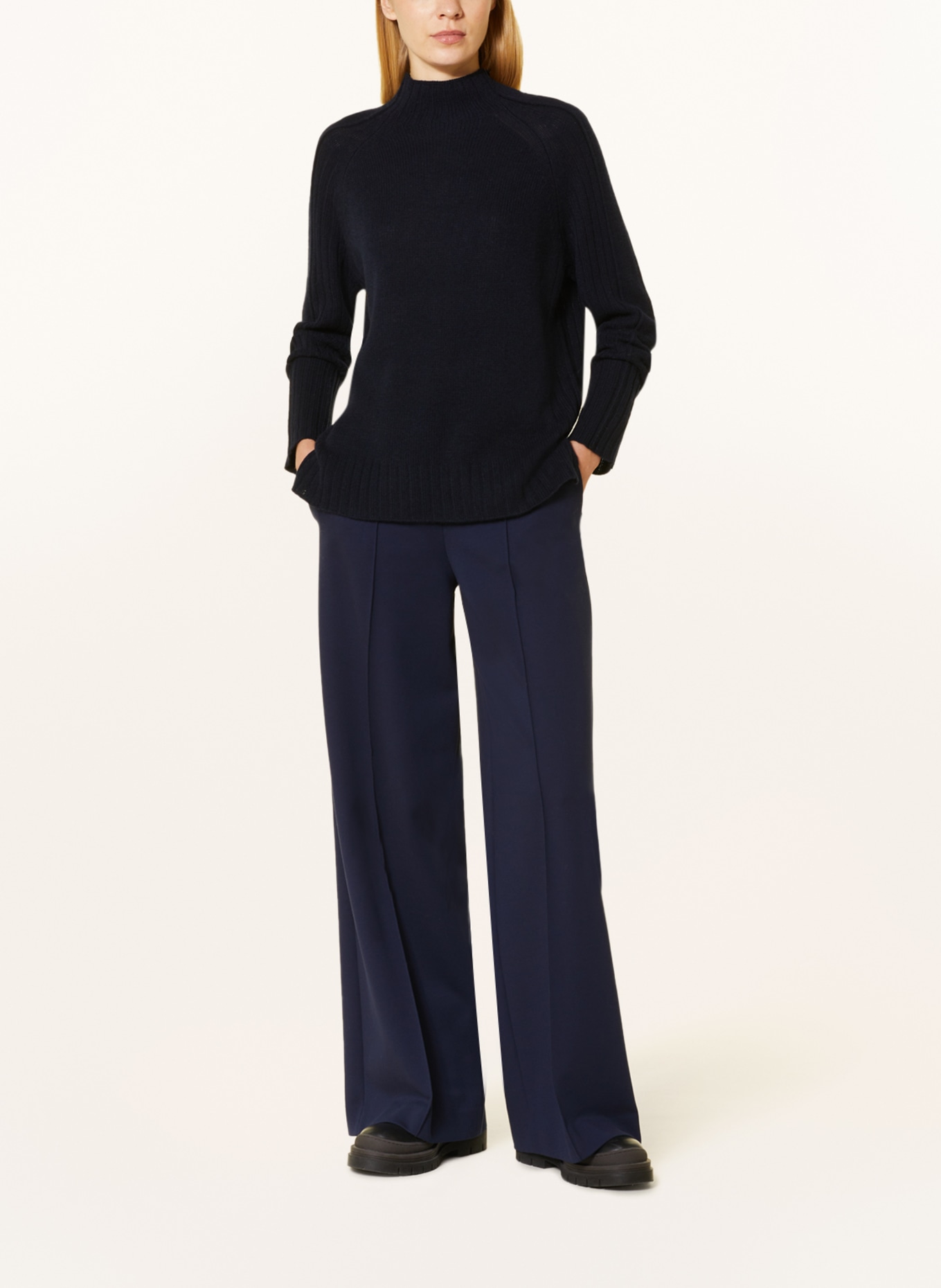 FFC Pullover mit Cashmere, Farbe: DUNKELBLAU (Bild 2)