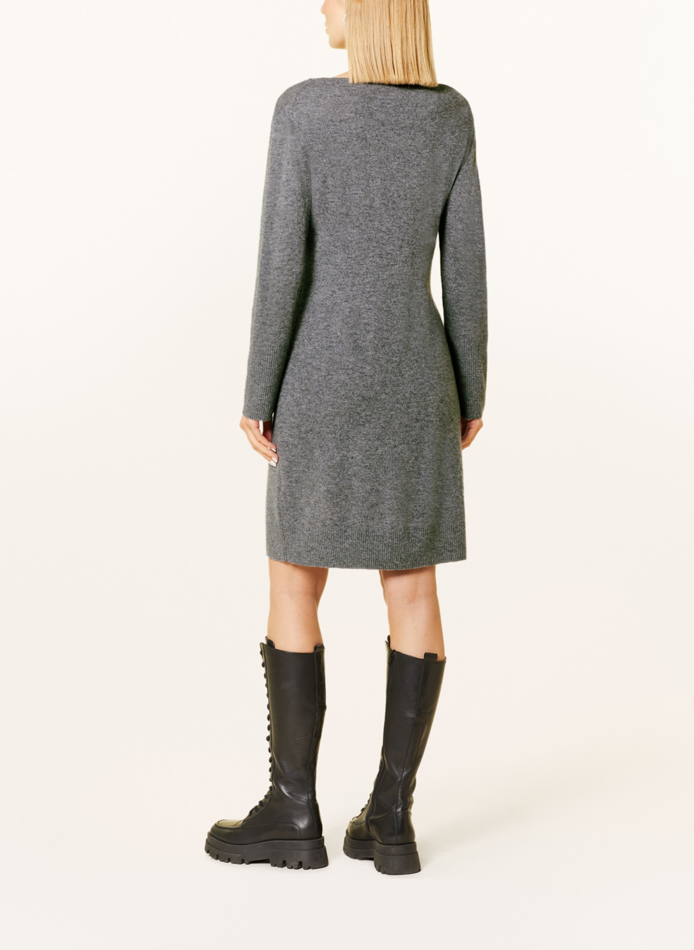 FFC Knit dress with cashmere, Color: GRAY (Image 3)