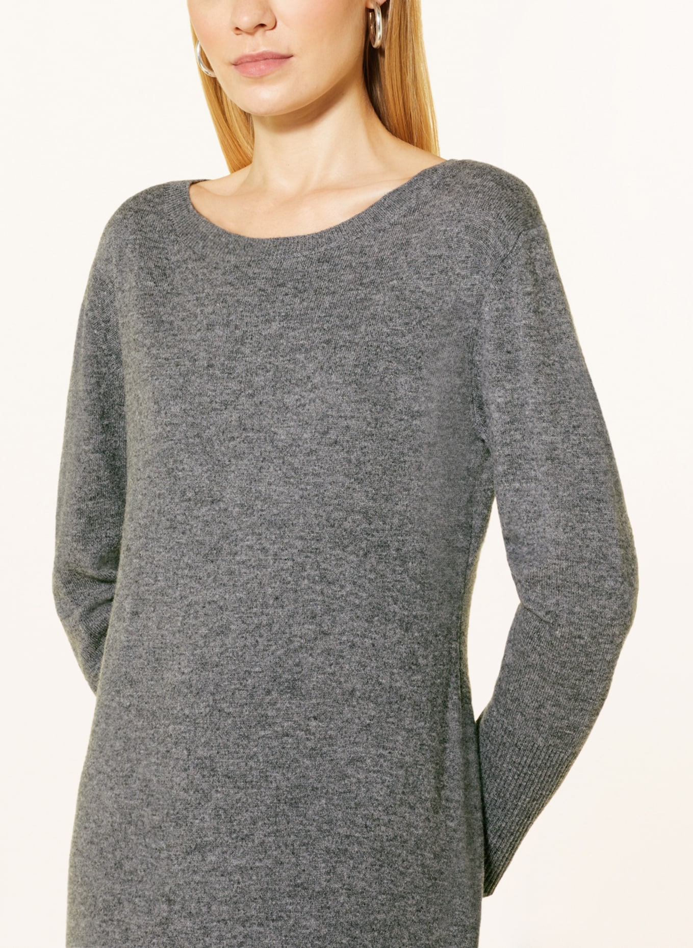 FFC Knit dress with cashmere, Color: GRAY (Image 4)
