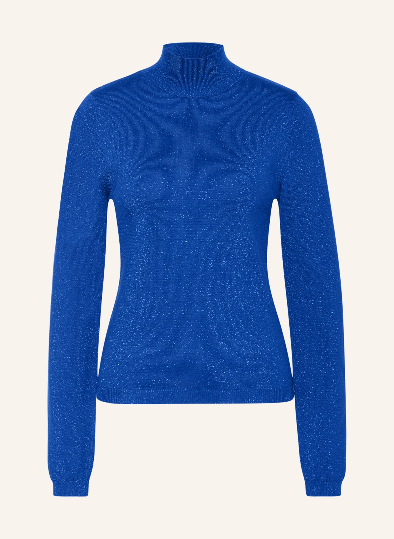 lollys laundry Sweater BEAUMONT with glitter thread, Color: BLUE (Image 1)