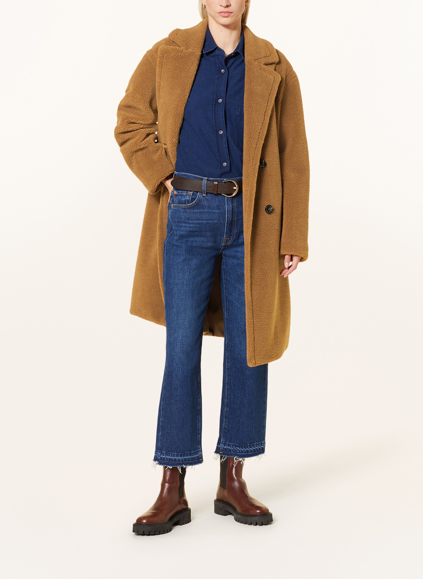 lilienfels Teddy coat, Color: CAMEL (Image 2)