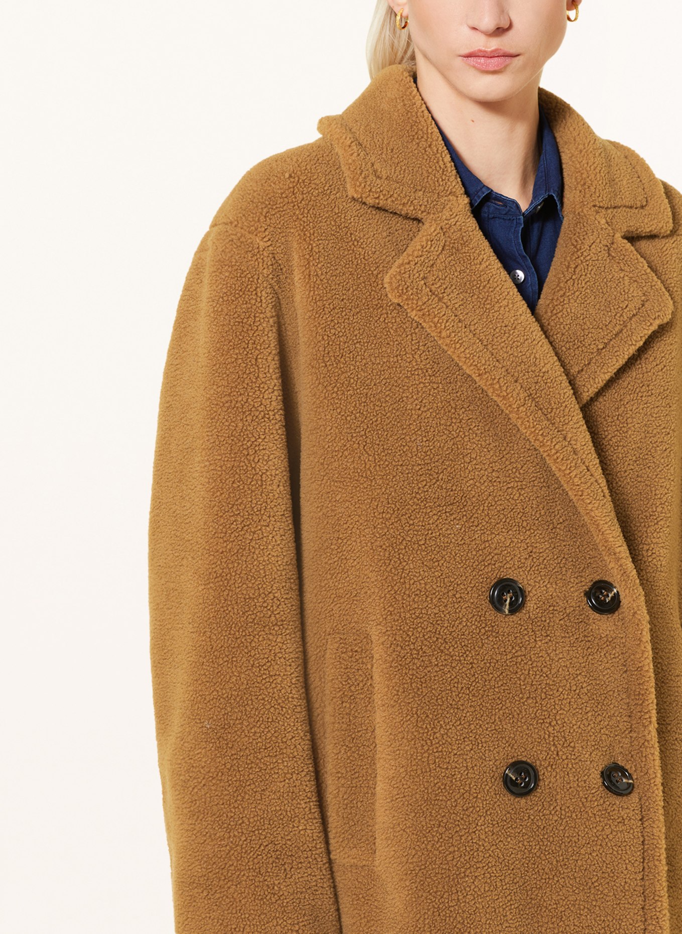 lilienfels Teddy coat, Color: CAMEL (Image 4)