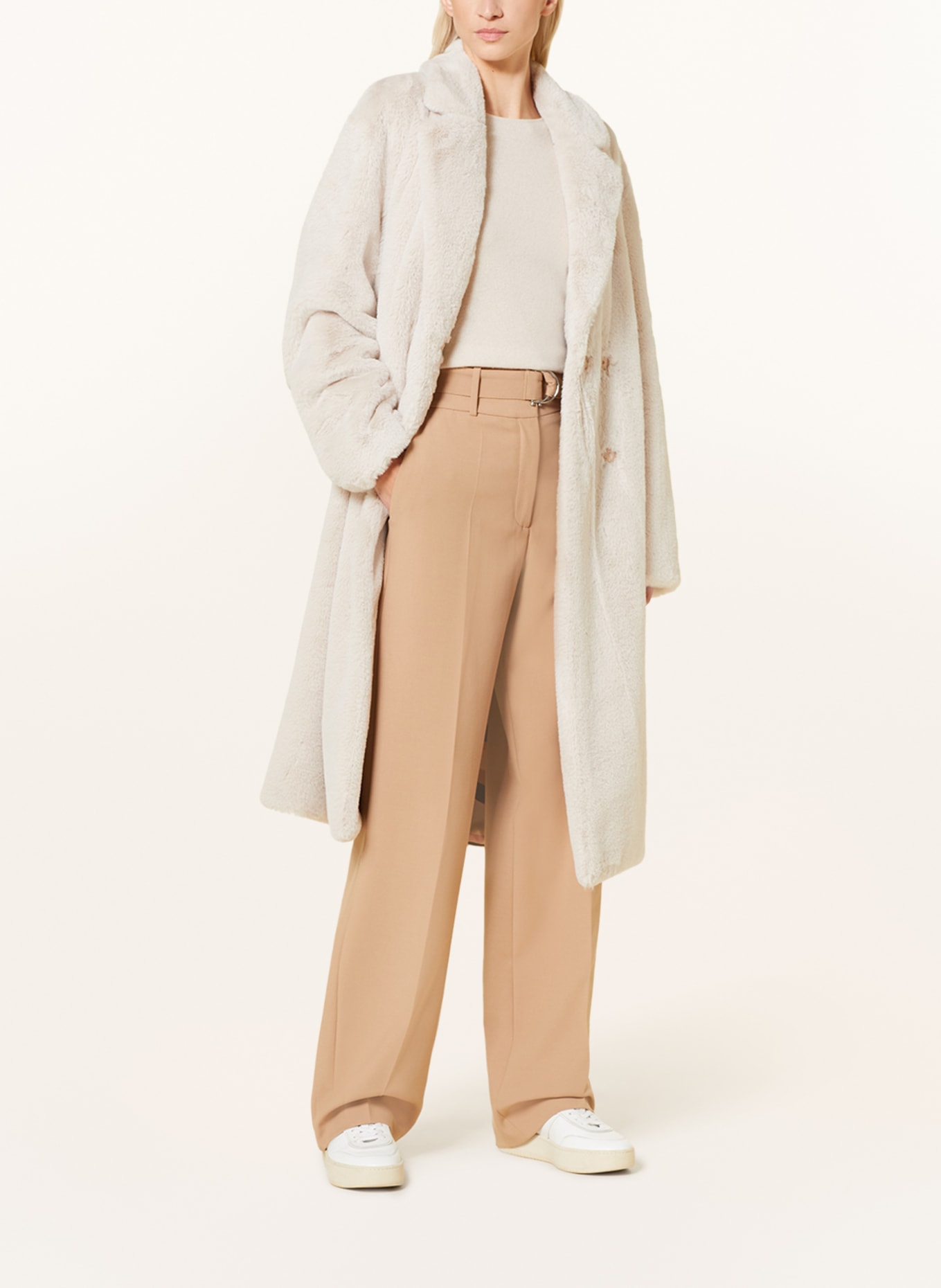 lilienfels Faux fur coat, Color: CREAM (Image 2)