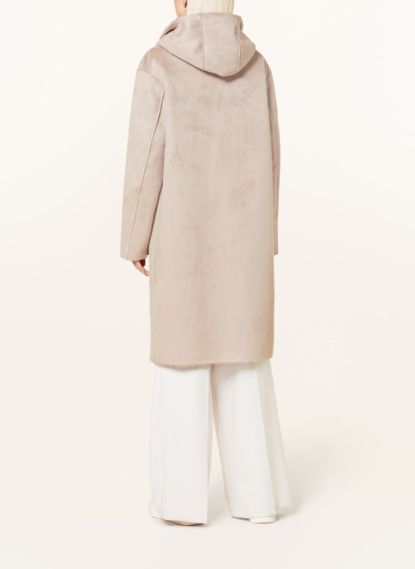 lilienfels Teddy coat reversible, Color: TAUPE (Image 3)