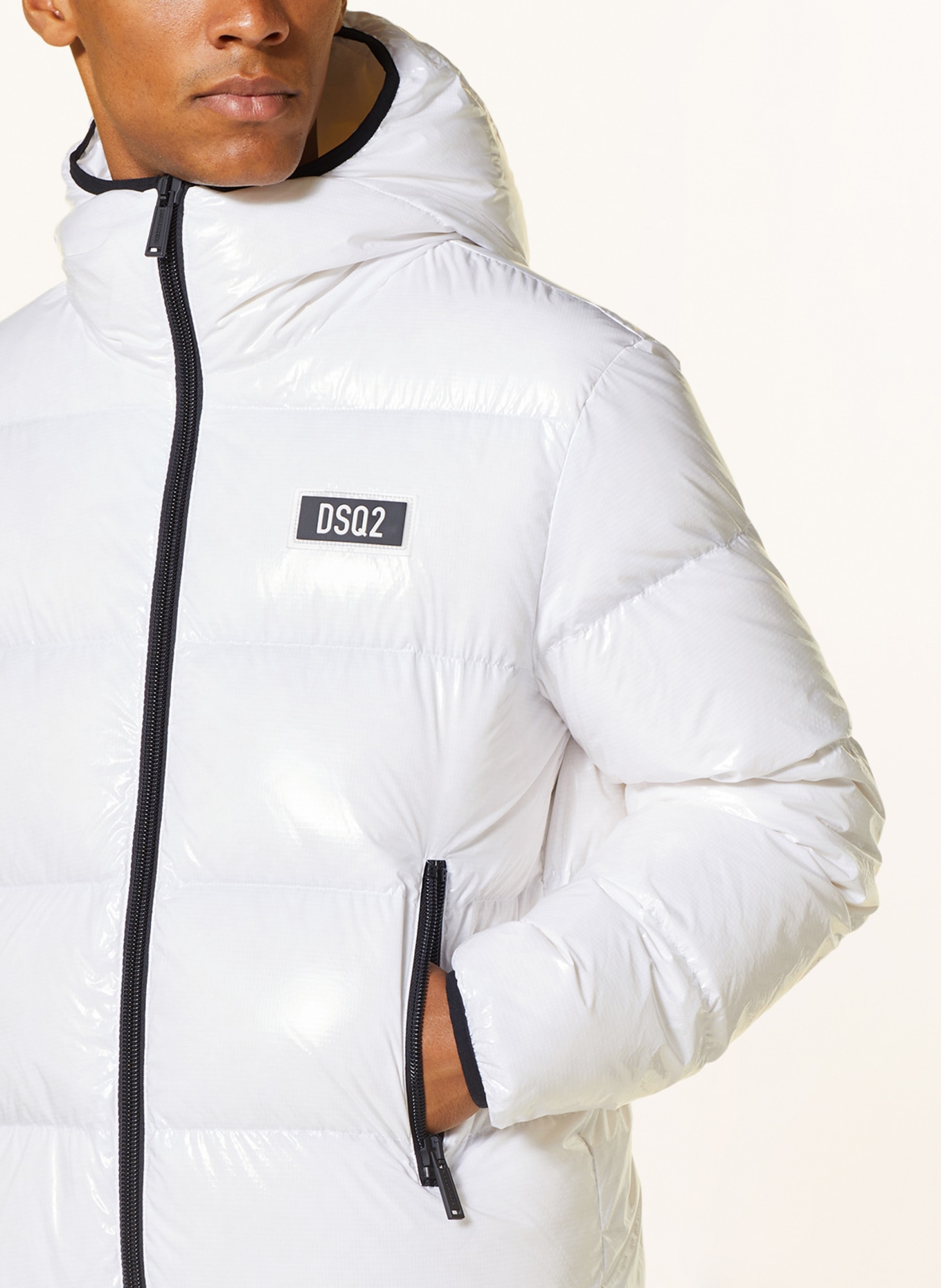 DSQUARED2 Down jacket, Color: WHITE (Image 5)