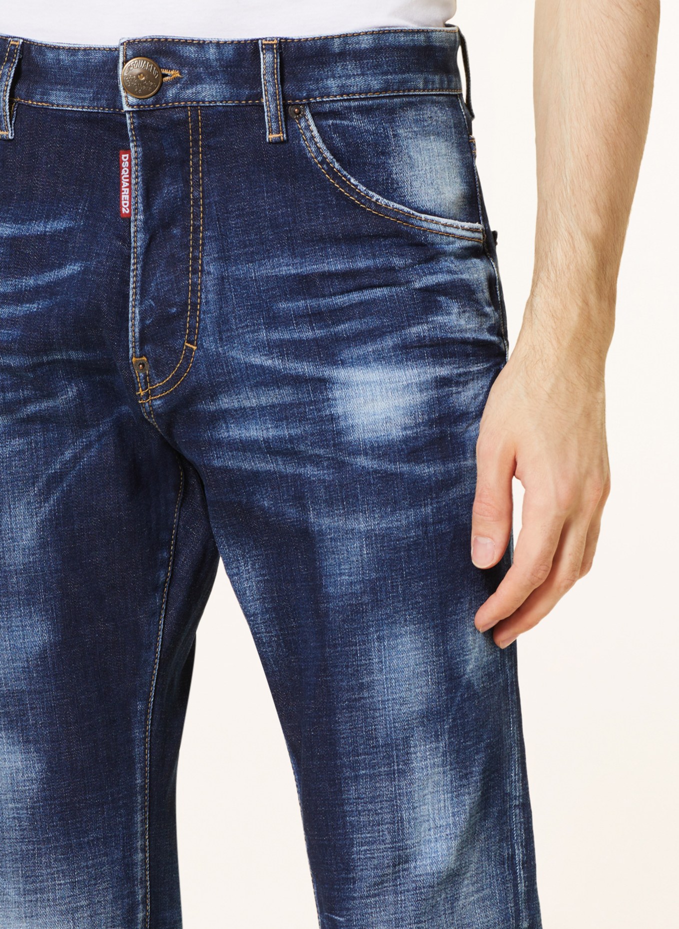 DSQUARED2 Jeans COOL GUY slim fit, Color: 470 NAVY BLUE (Image 5)