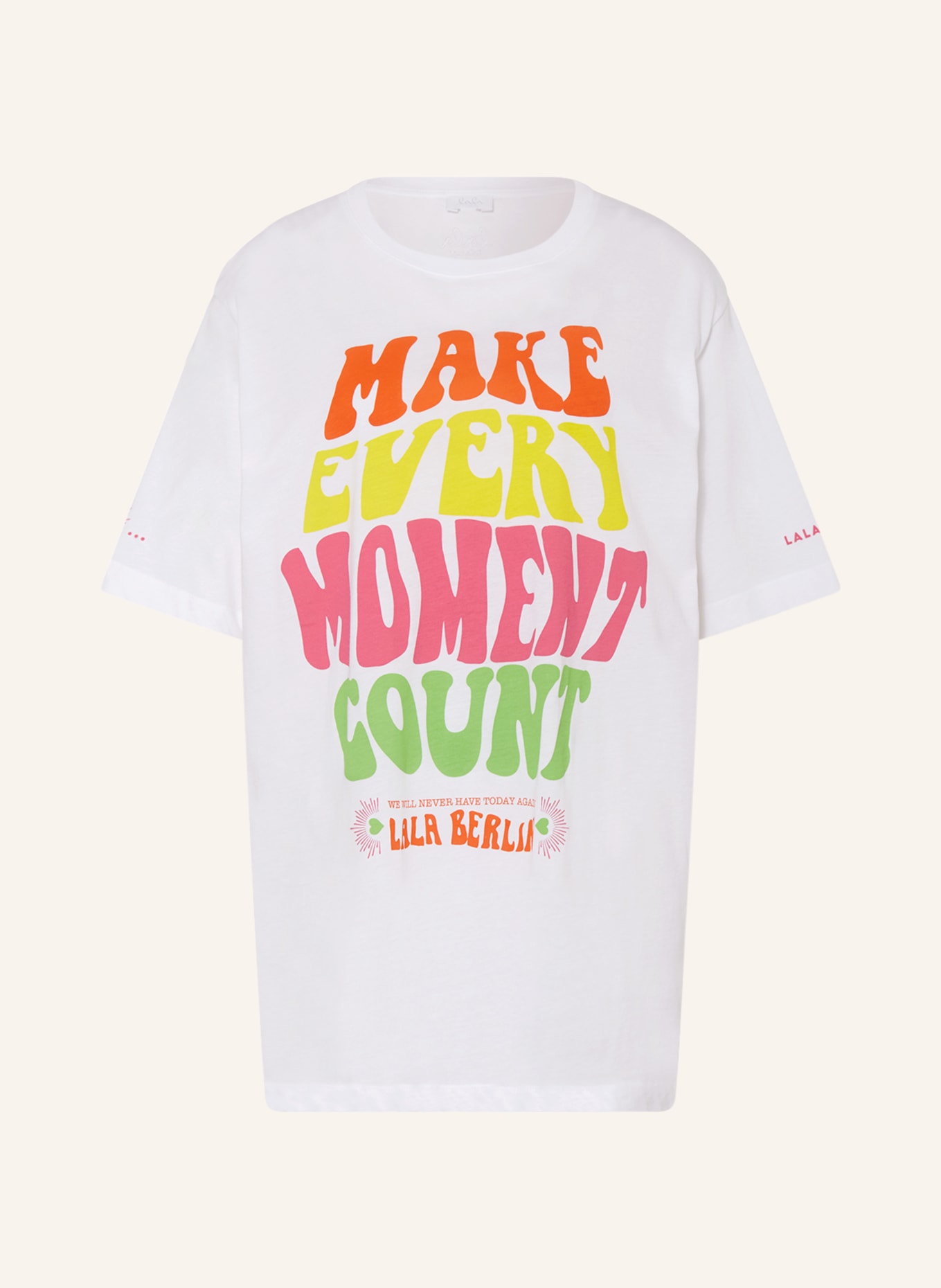 Lala Berlin Oversized shirt, Color: YELLOW/ PINK/ NEON GREEN (Image 1)