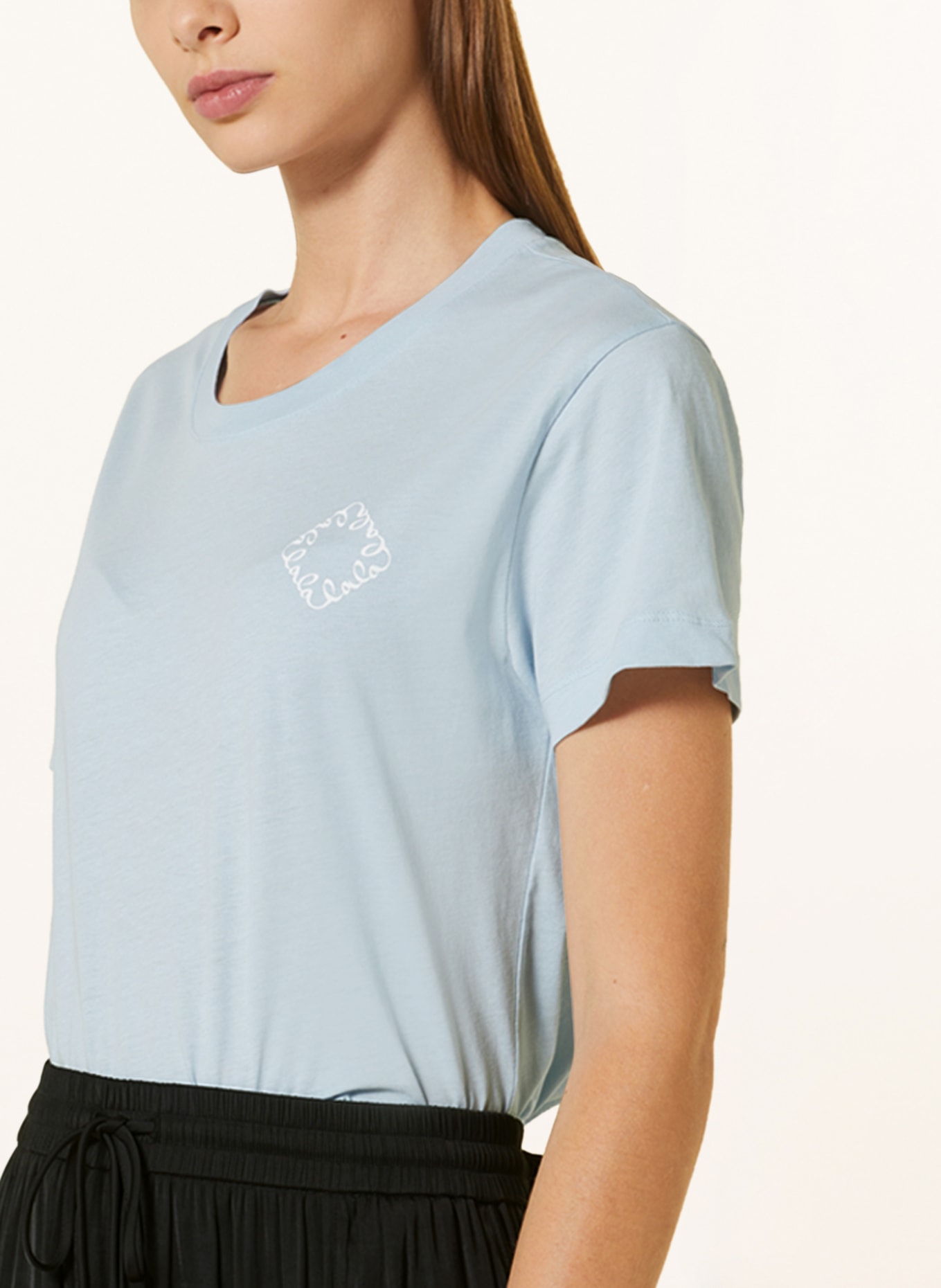 Lala Berlin T-Shirt CARA, Farbe: HELLBLAU (Bild 4)