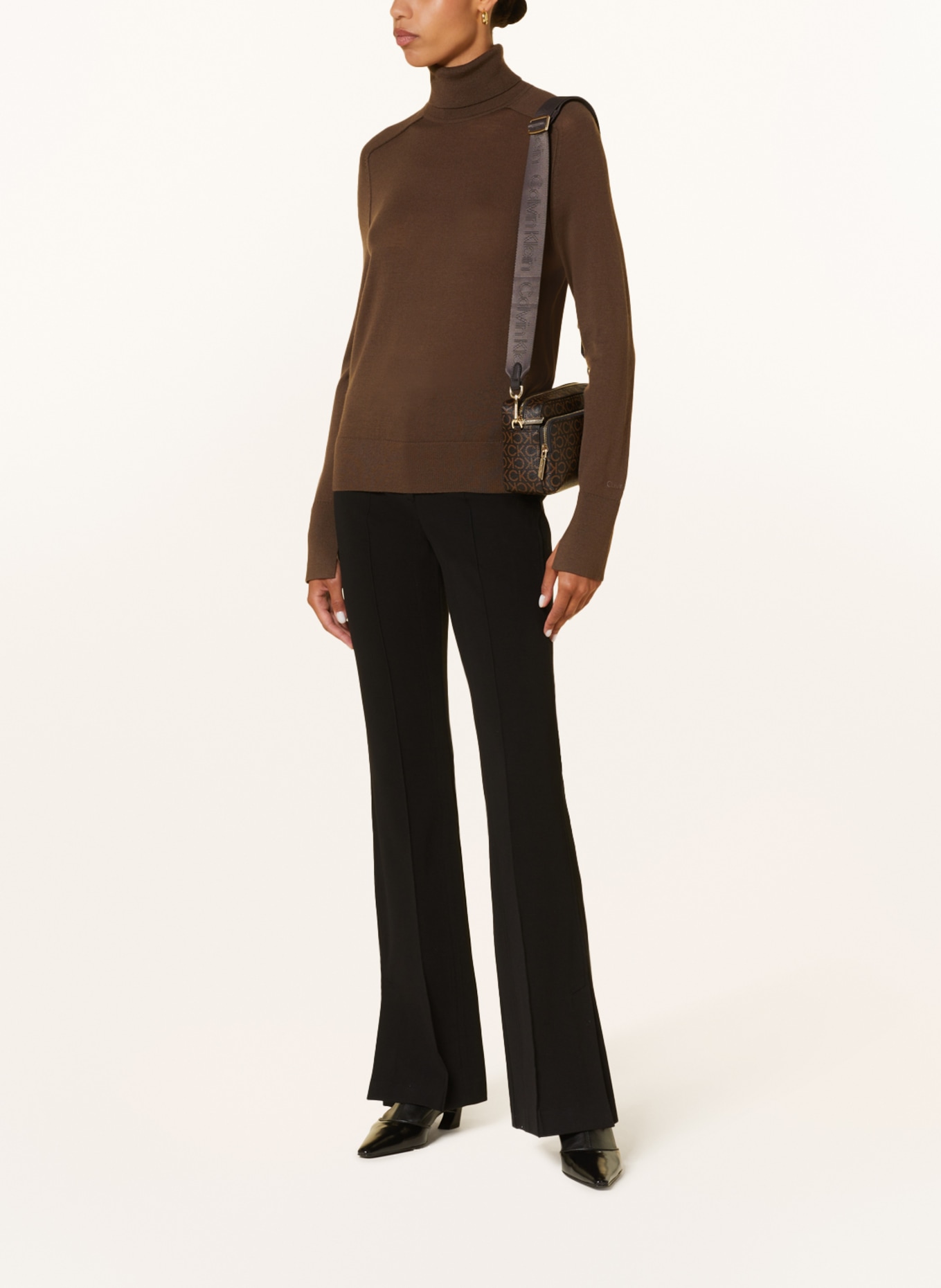 Calvin Klein Turtleneck sweater, Color: BROWN (Image 2)