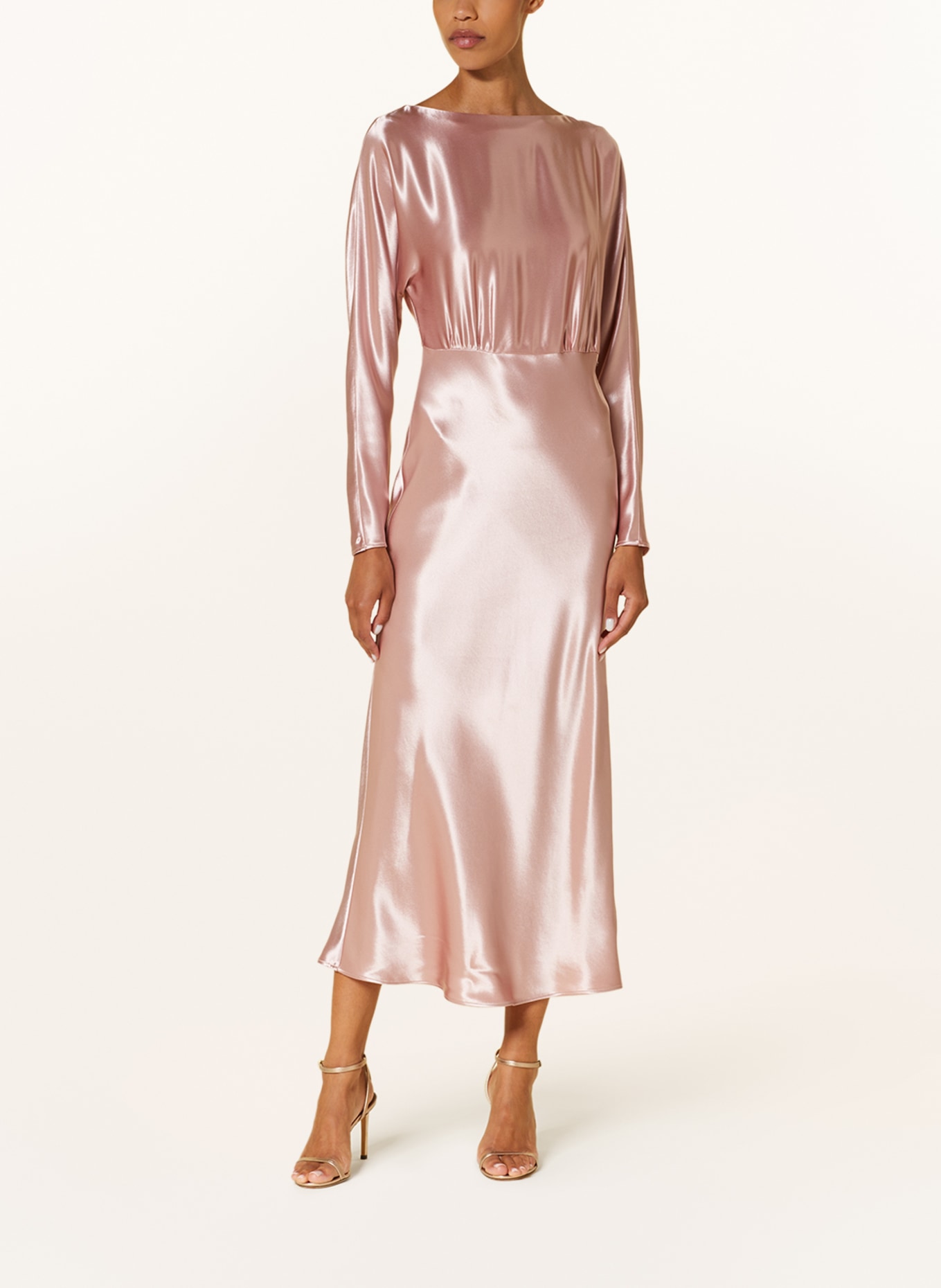 Calvin Klein Saténové šaty, Barva: SVĚTLE RŮŽOVÁ (Obrázek 2)