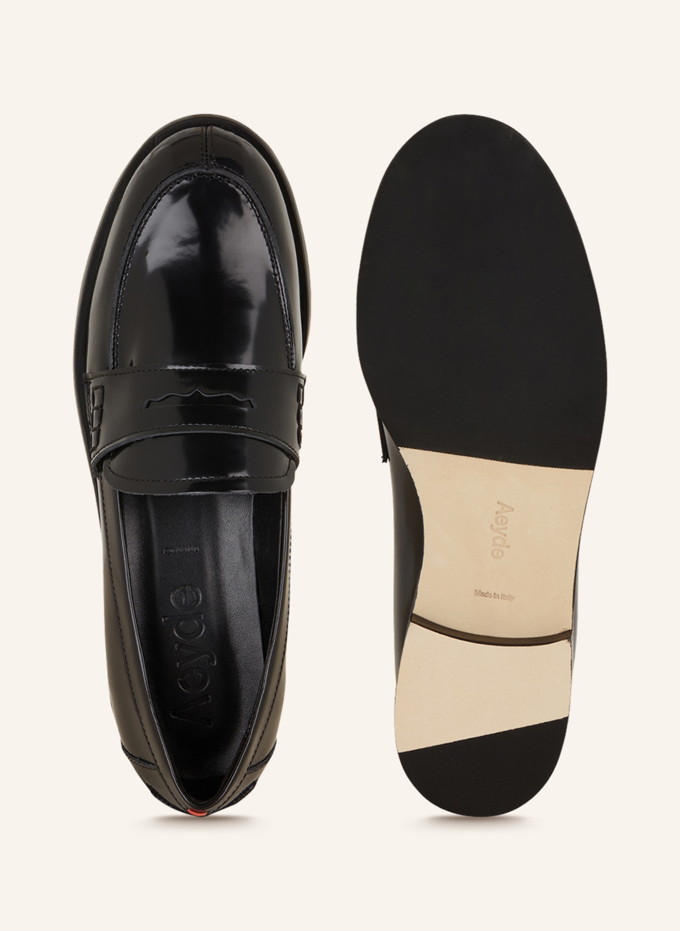 Aeyde Penny loafers, Color: BLACK (Image 5)