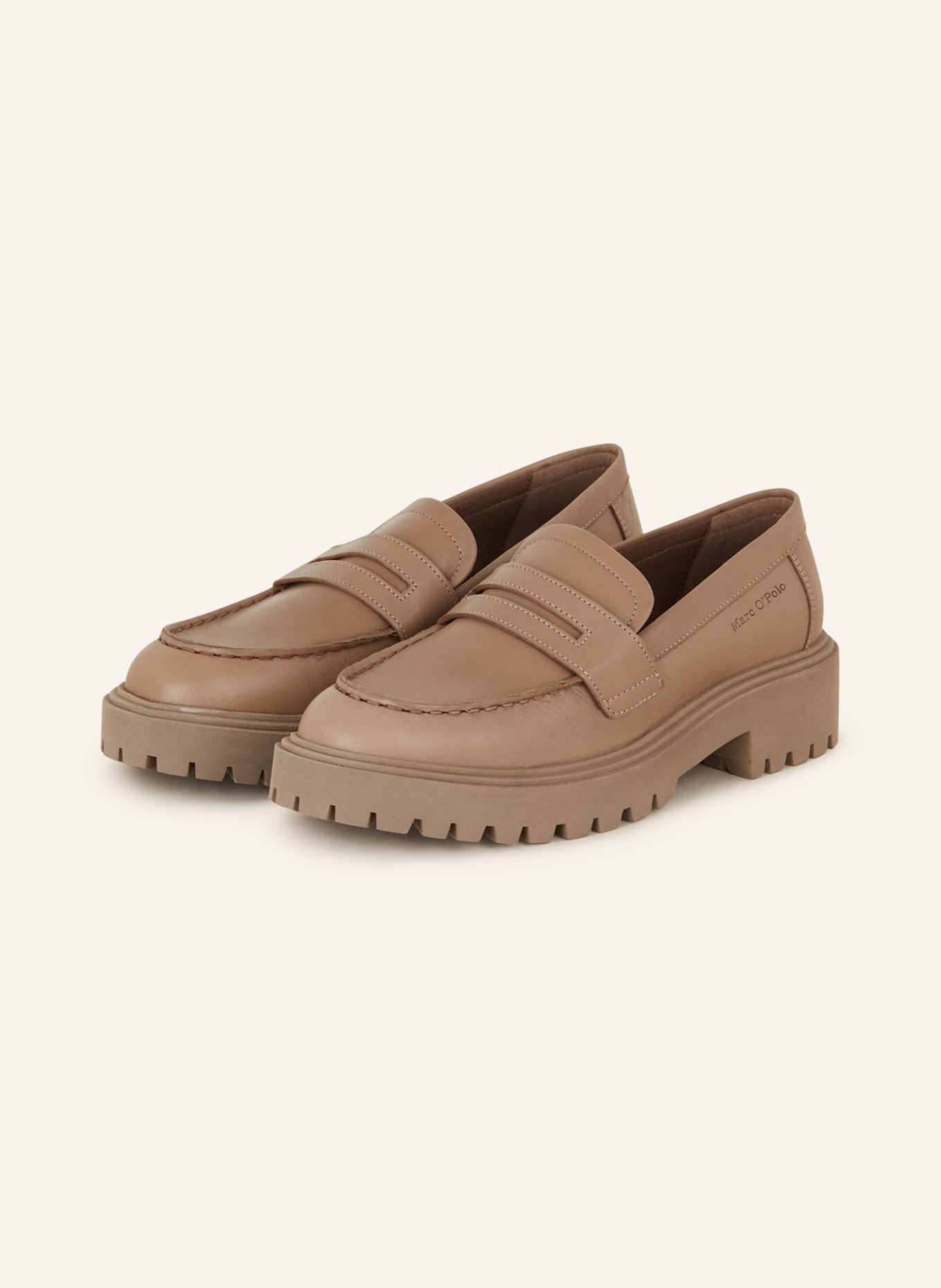 Marc O'Polo Penny-Loafer, Farbe: TAUPE (Bild 1)
