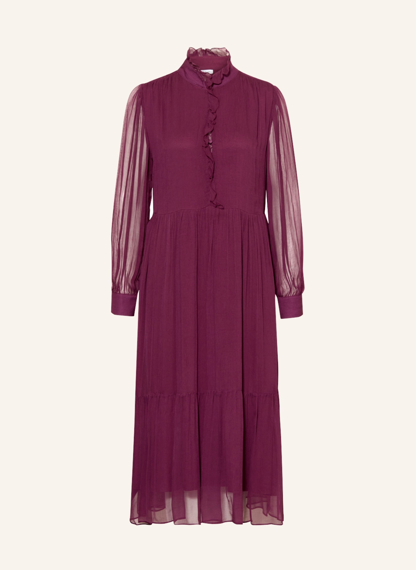 MRS & HUGS Dress: DARK RED