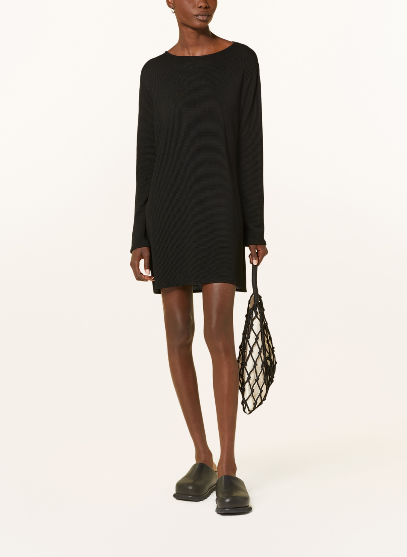 ANINE BING Knit dress MOSS, Color: BLACK (Image 2)