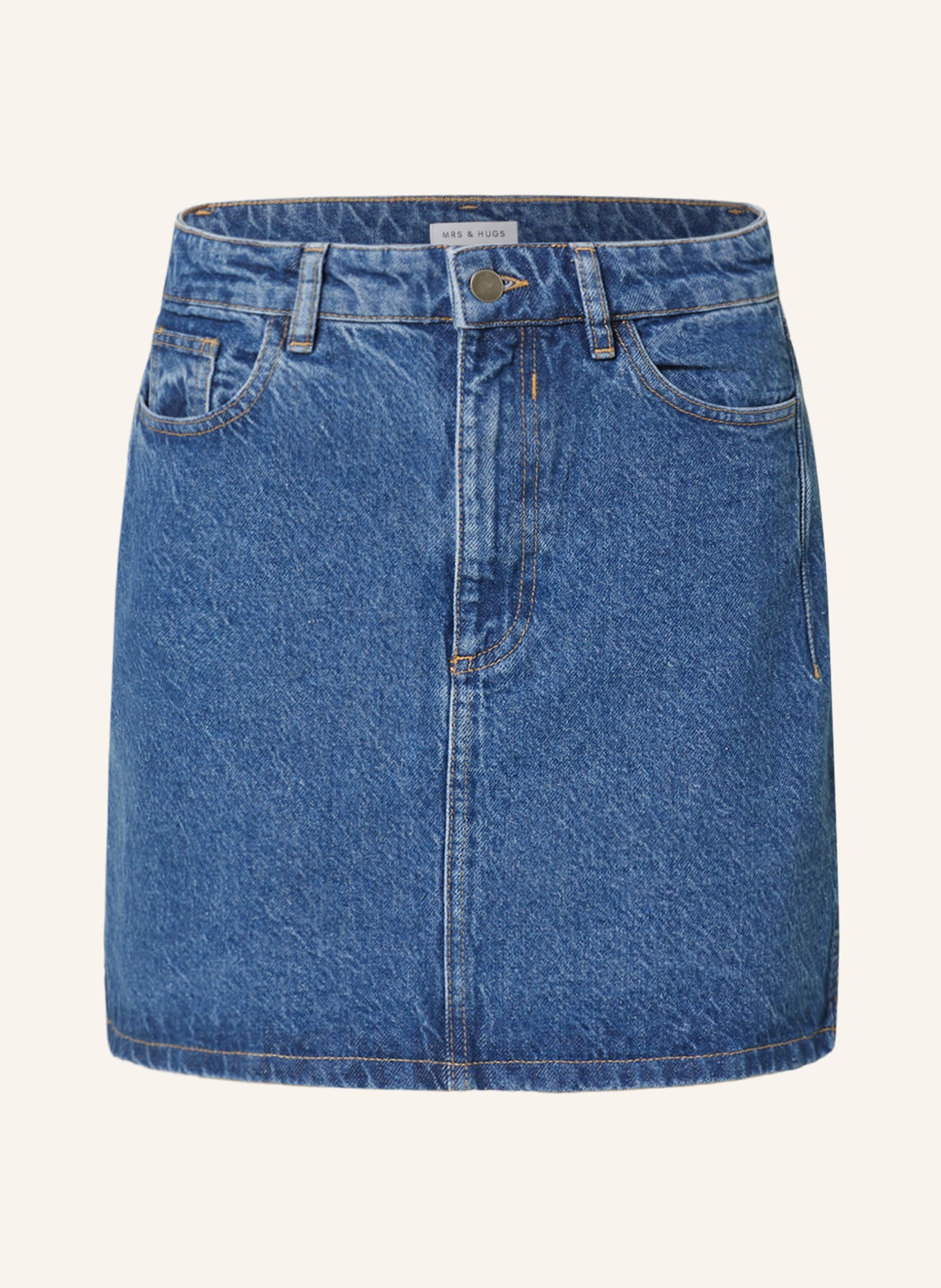 MRS & HUGS Spódnica jeansowa, Kolor: NIEBIESKI (Obrazek 1)