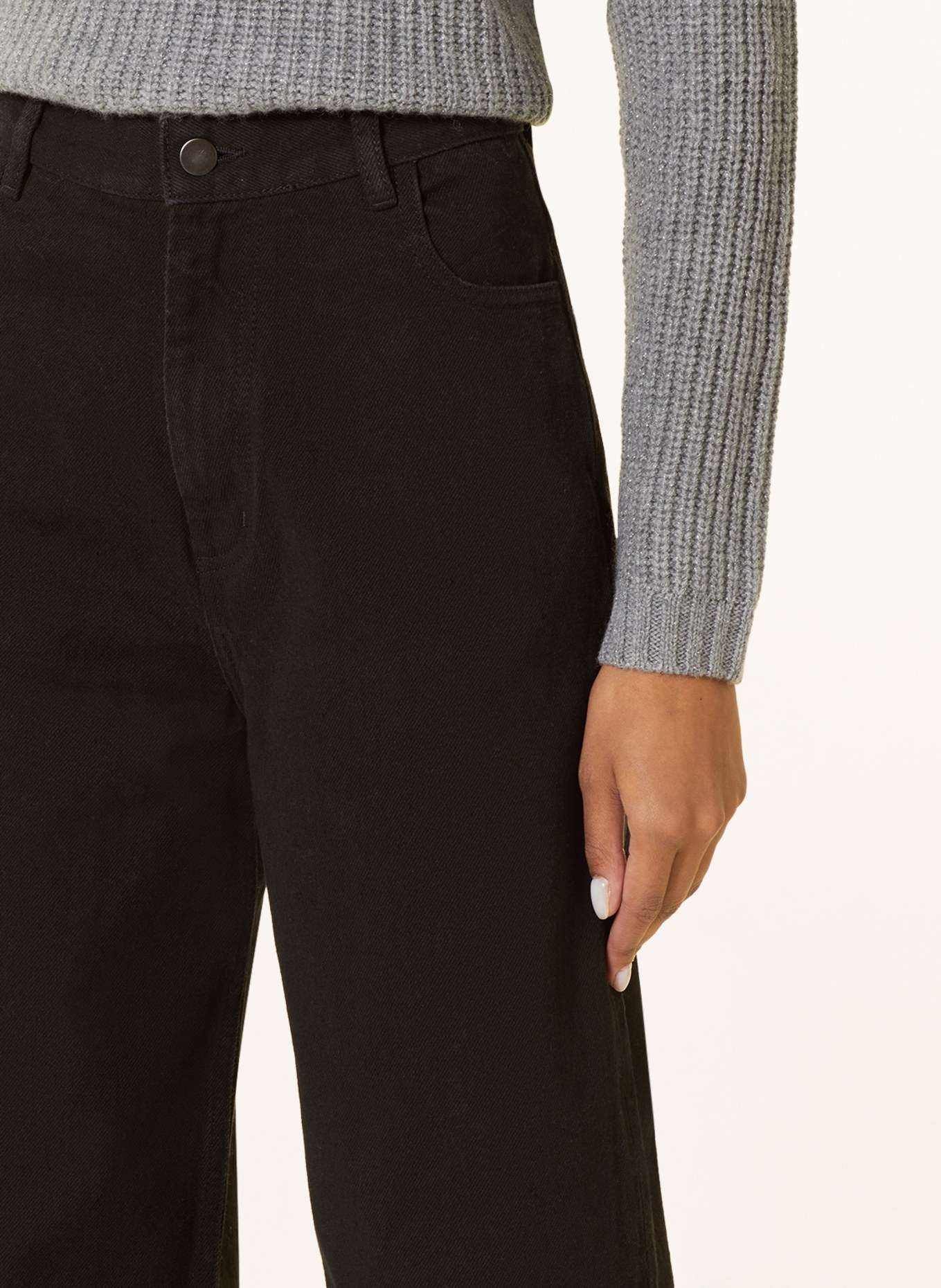 MRS & HUGS Straight Jeans, Farbe: SCHWARZ (Bild 5)