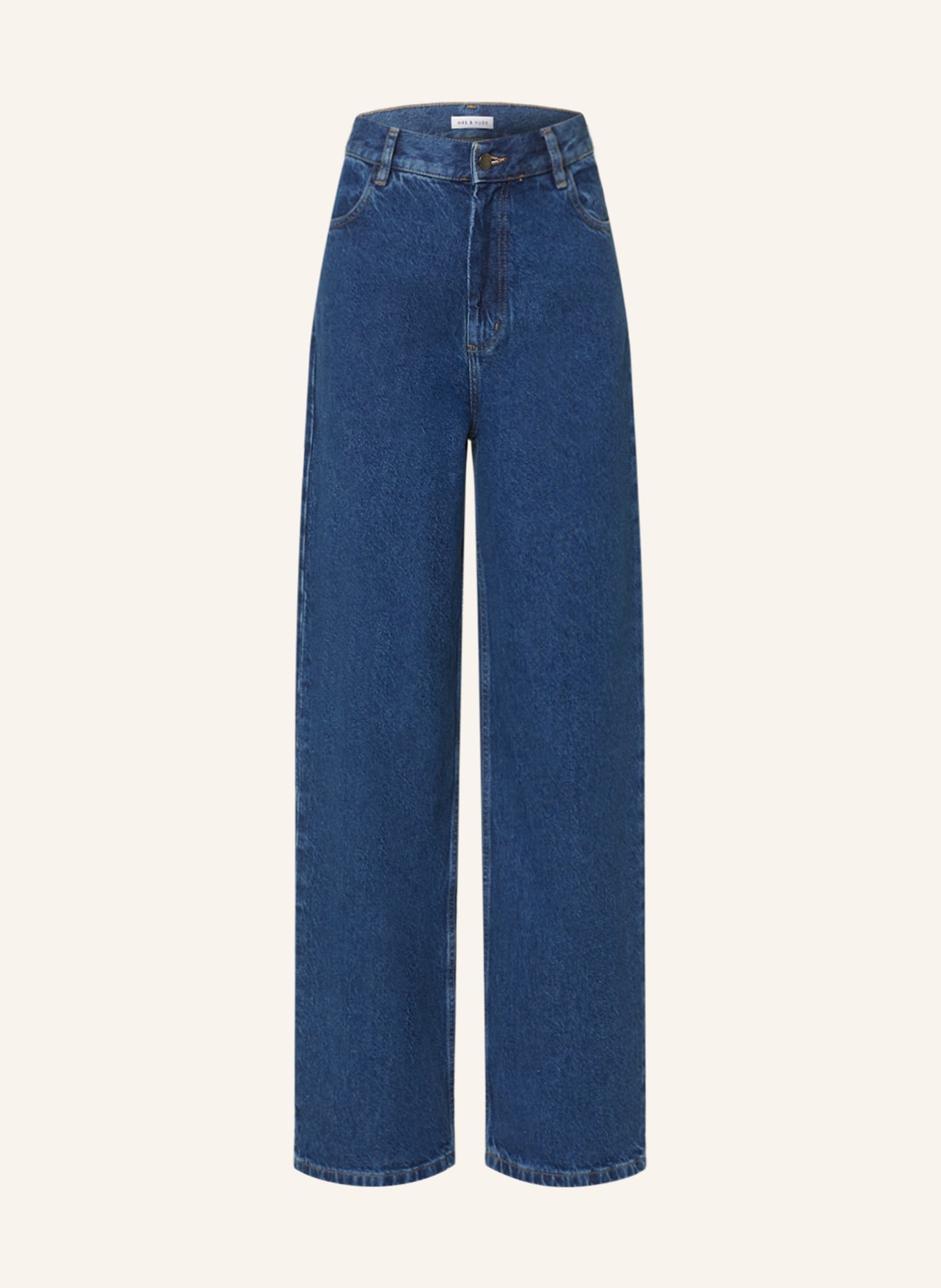 MRS & HUGS Straight jeans: MID BLUE