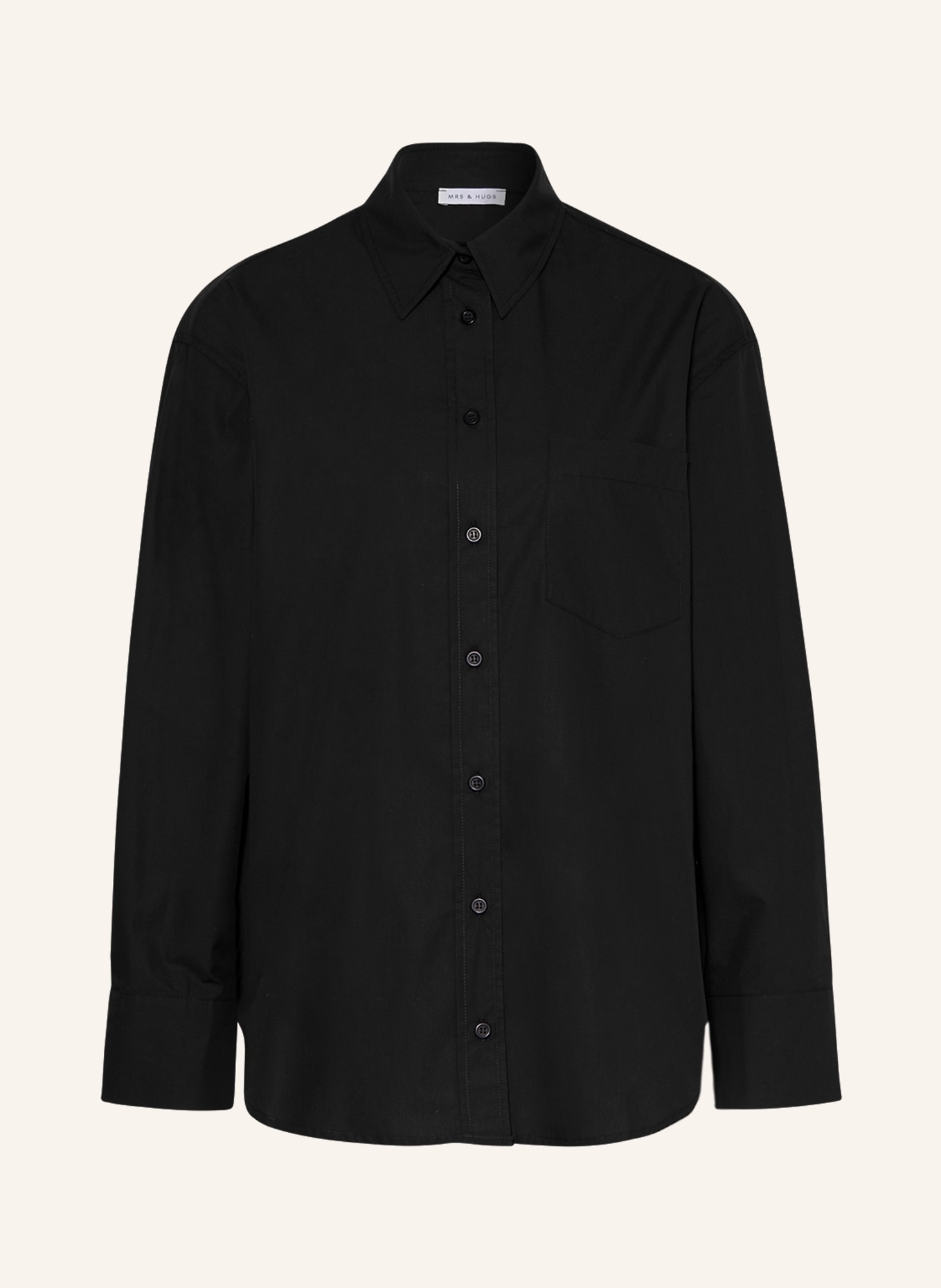 MRS & HUGS Shirt blouse, Color: BLACK (Image 1)