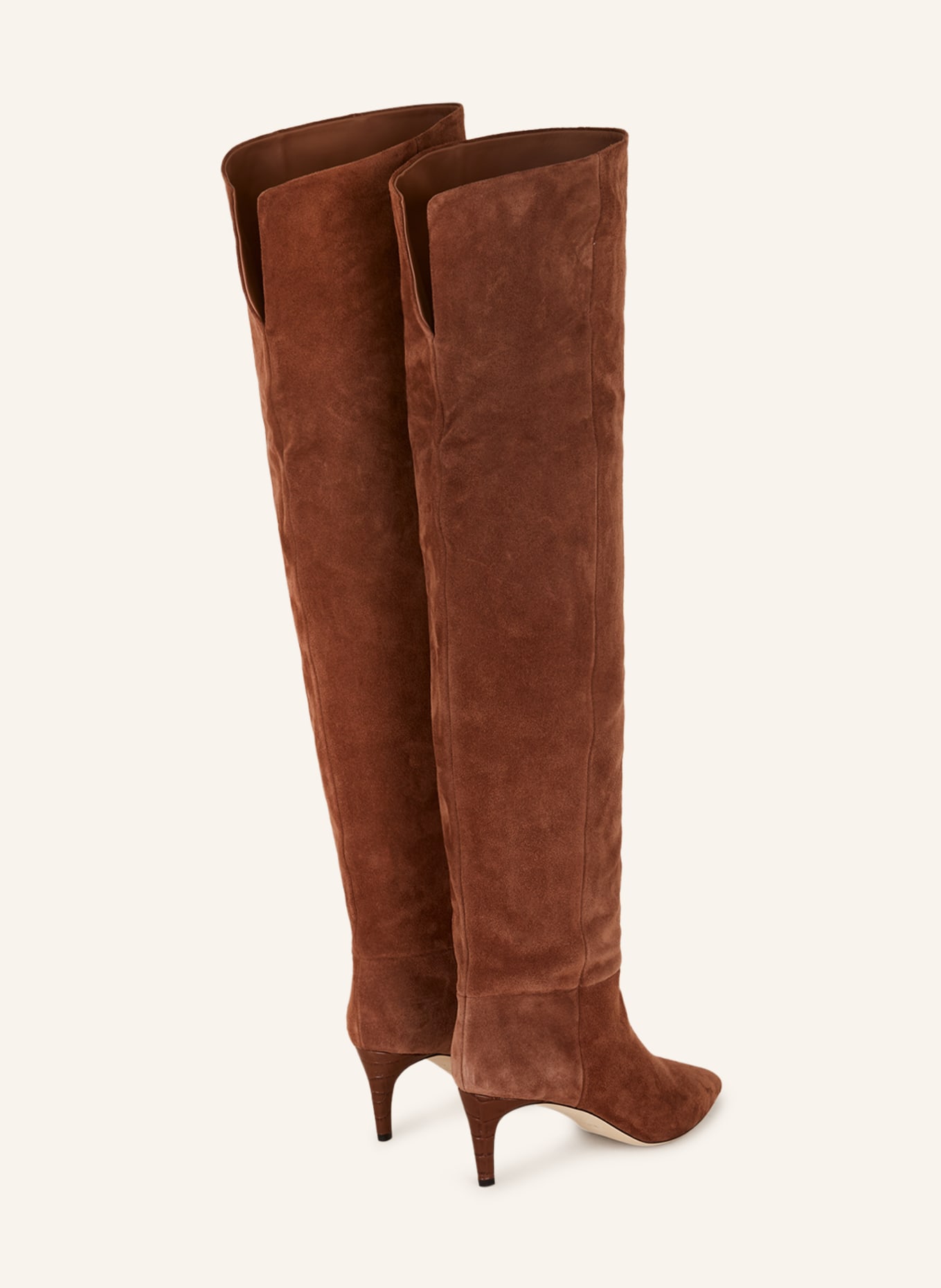 PARIS TEXAS Over the knee boots, Color: BROWN (Image 2)