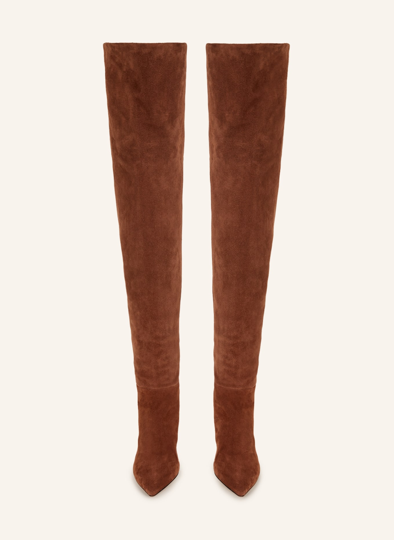 PARIS TEXAS Over the knee boots, Color: BROWN (Image 3)