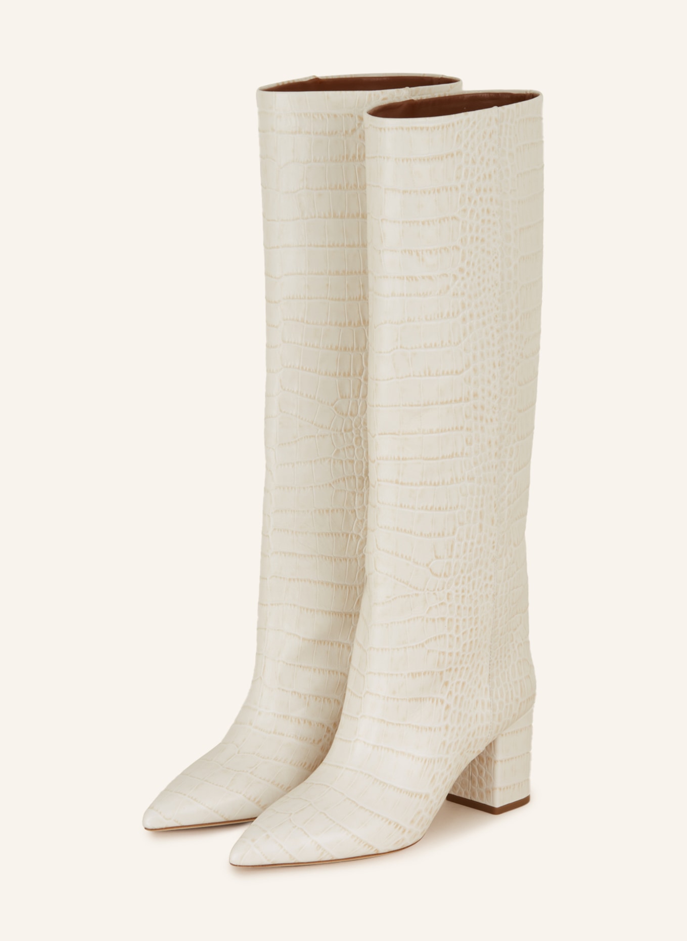 PARIS TEXAS Ankle boots ANJA, Color: WHITE (Image 1)