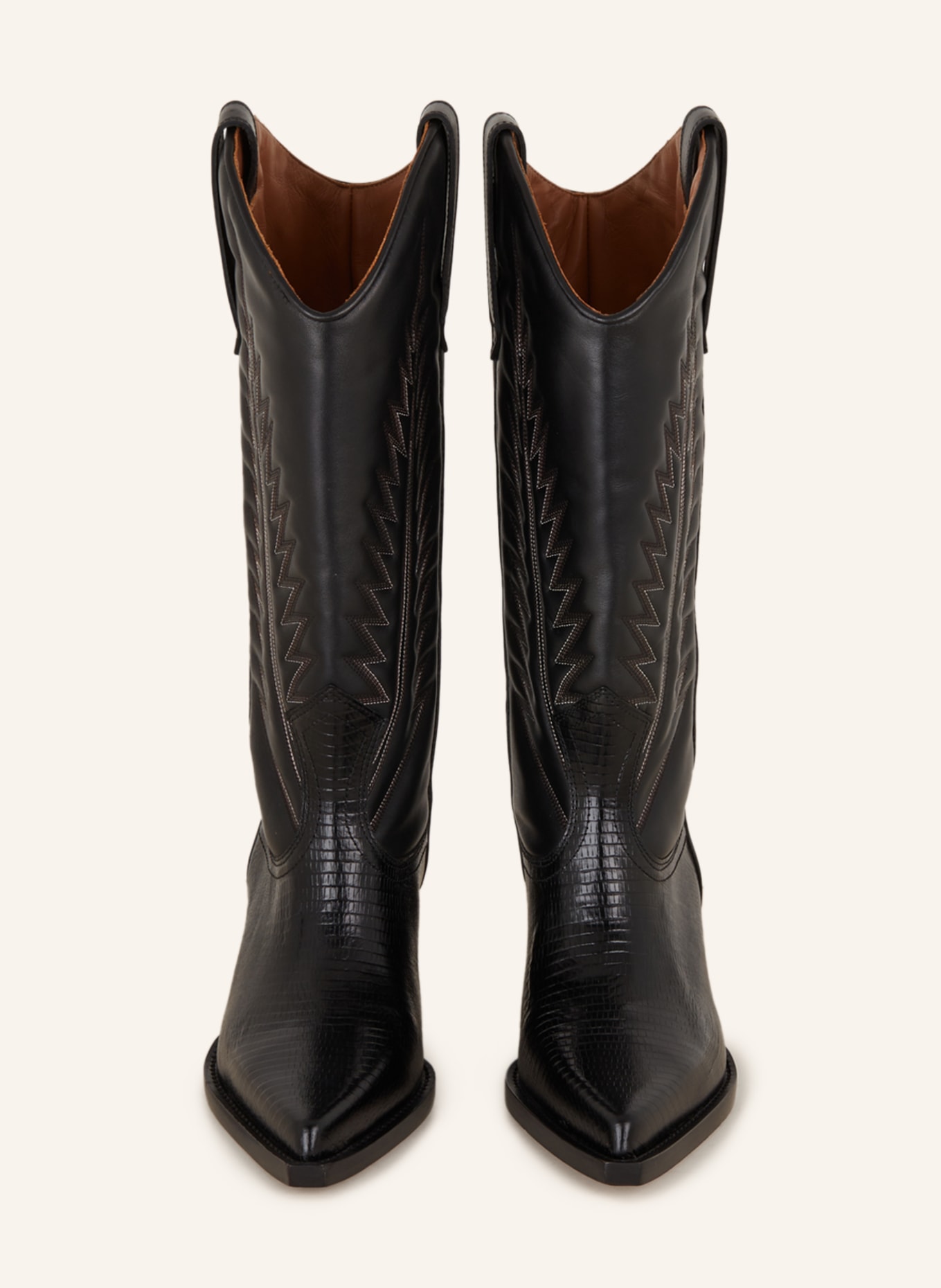 PARIS TEXAS Cowboy boots ROSARIO, Color: BLACK (Image 3)