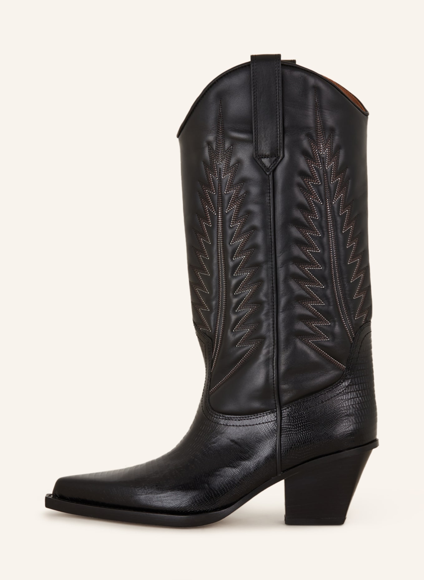 PARIS TEXAS Cowboy boots ROSARIO, Color: BLACK (Image 4)