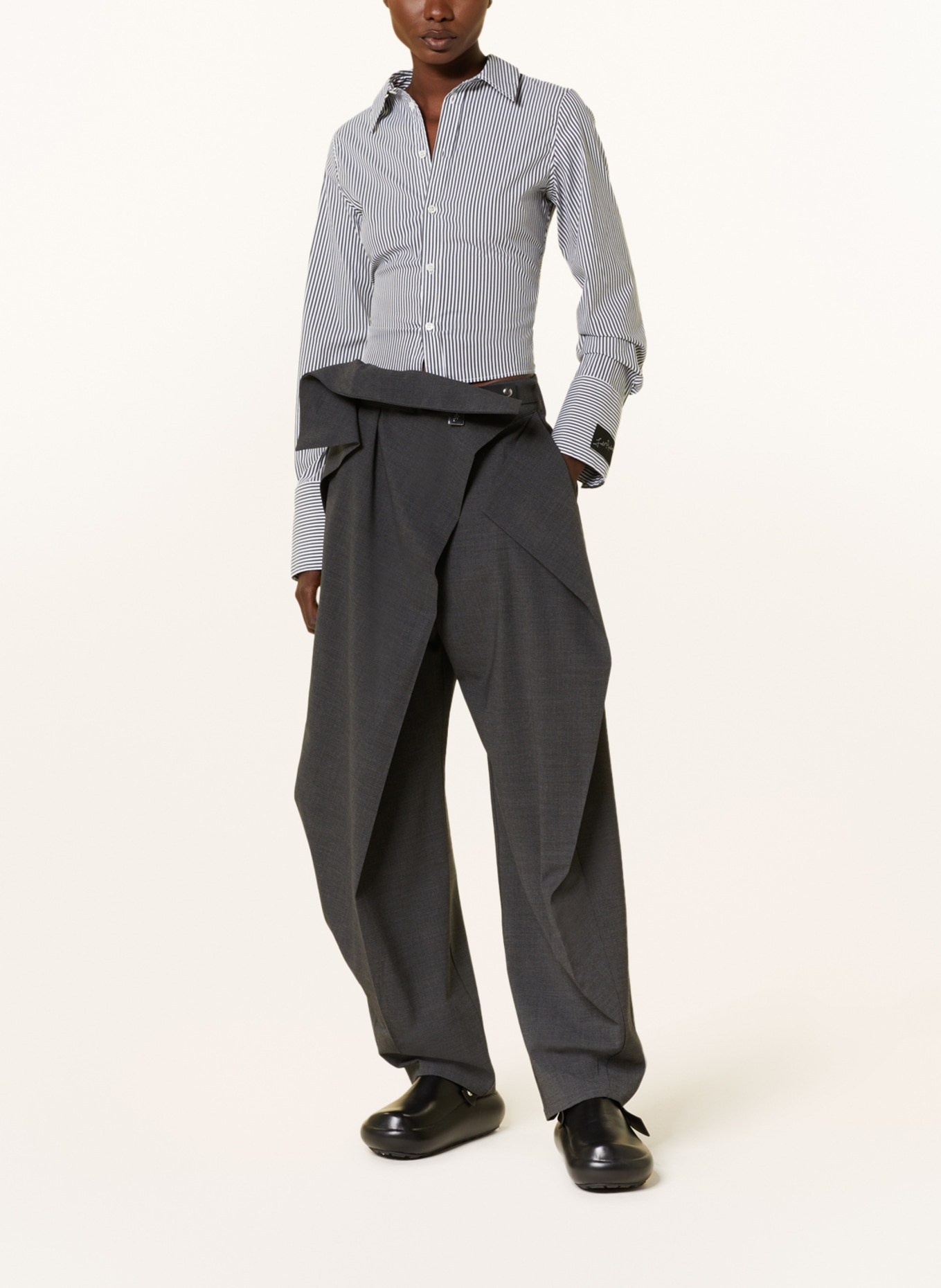 JW ANDERSON Trousers PADLOCK, Color: GRAY (Image 2)